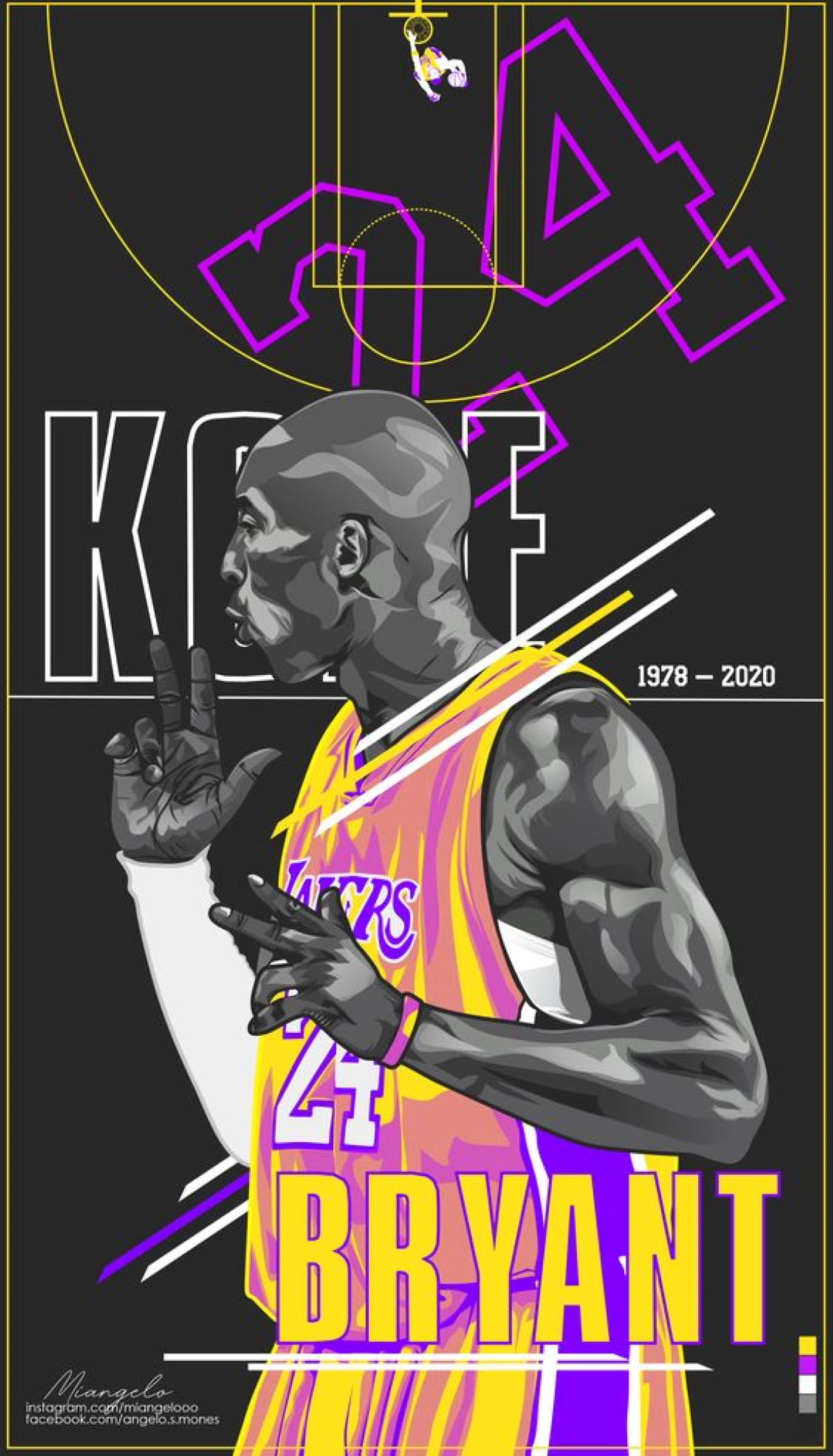 Kobe Bryant Basketball 1374x2400