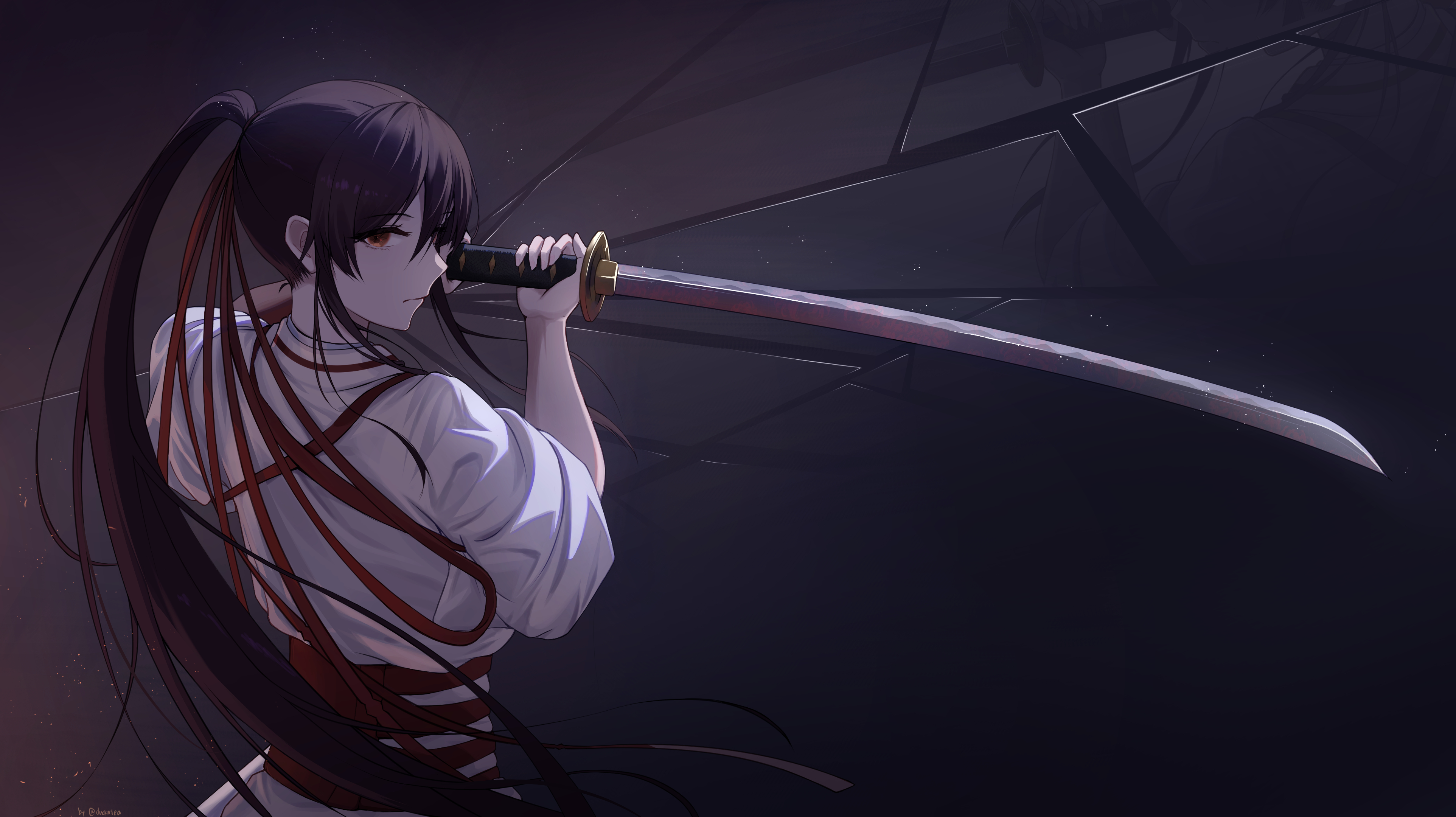 Best 4 Cool Battle Sword on Hip, anime character katana HD wallpaper |  Pxfuel