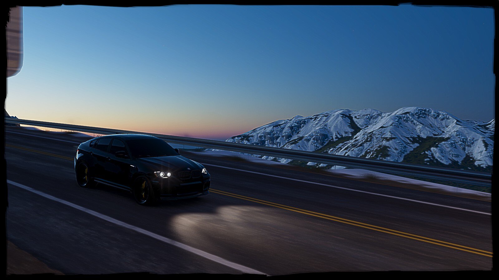 BMW The Crew 2 Video Games Screen Shot Car Snow Mountains 1600x900