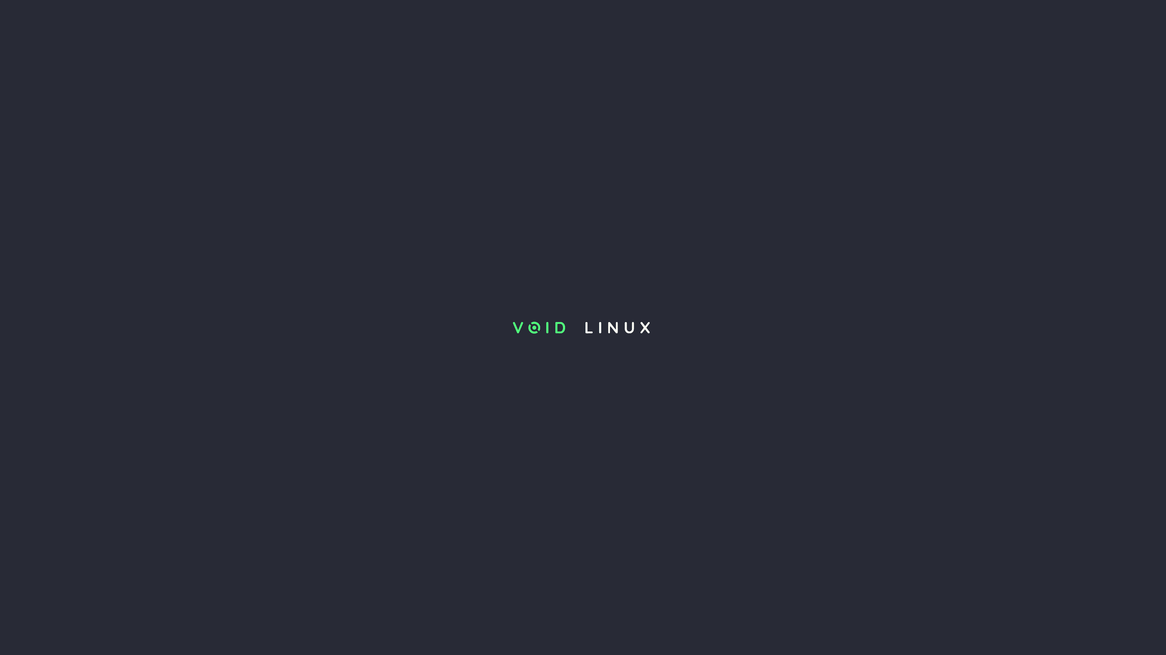 Void Linux Linux Operating System Minimalism 3840x2160