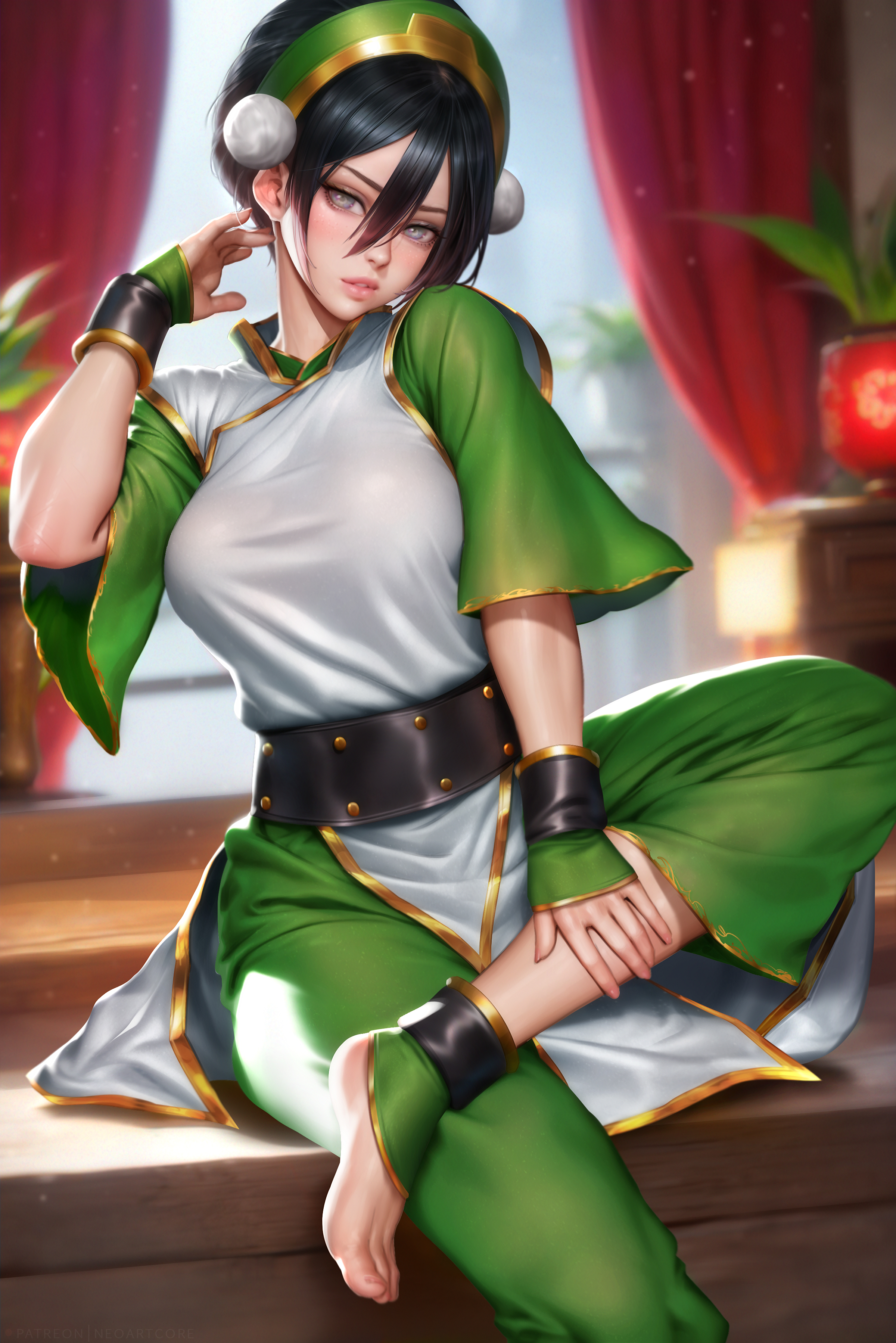 Toph Beifong Avatar The Last Airbender Nickelodeon Animated Series Artwork Drawing Fan Art NeoArtCor 2400x3597