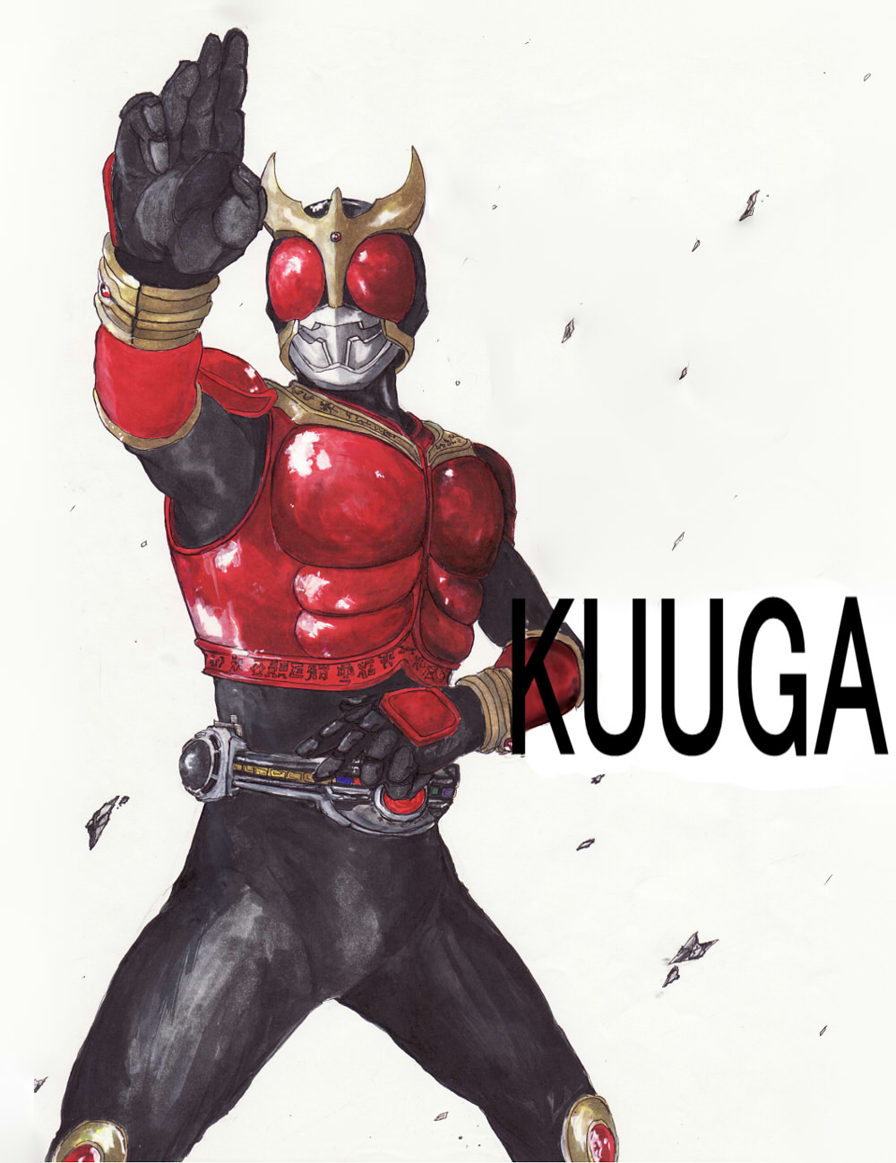 Kamen Rider Kuuga Kamen Rider Kuuga Mighty Form Tokusatsu Solo Artwork Digital Art Fan Art Kamen Rid 1000x1298