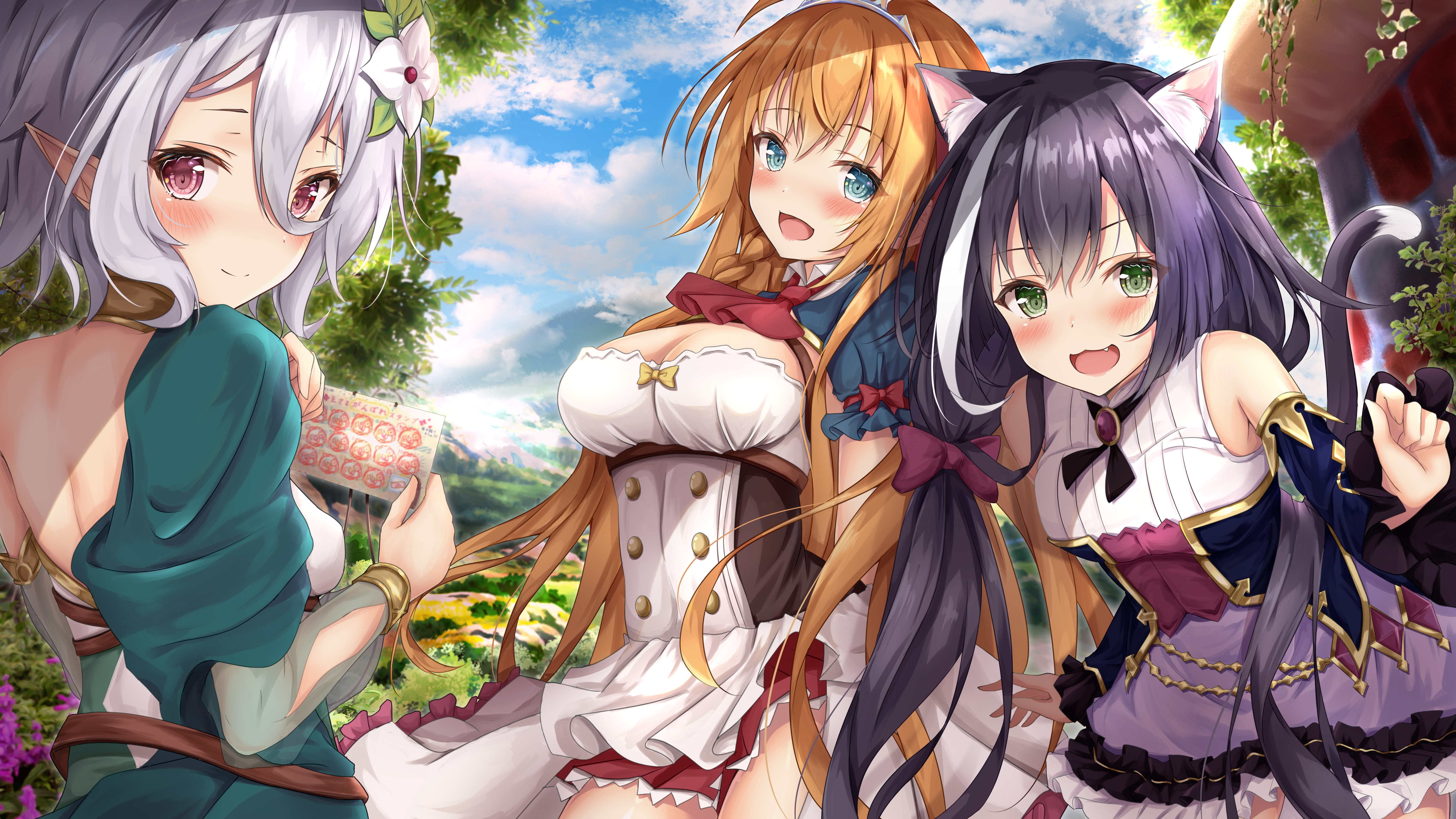 Princess Connect Re Dive Pecorine Princess Connect Cat Ears Anime Anime Girls Pointy Ears Cat Tail C 5760x3240