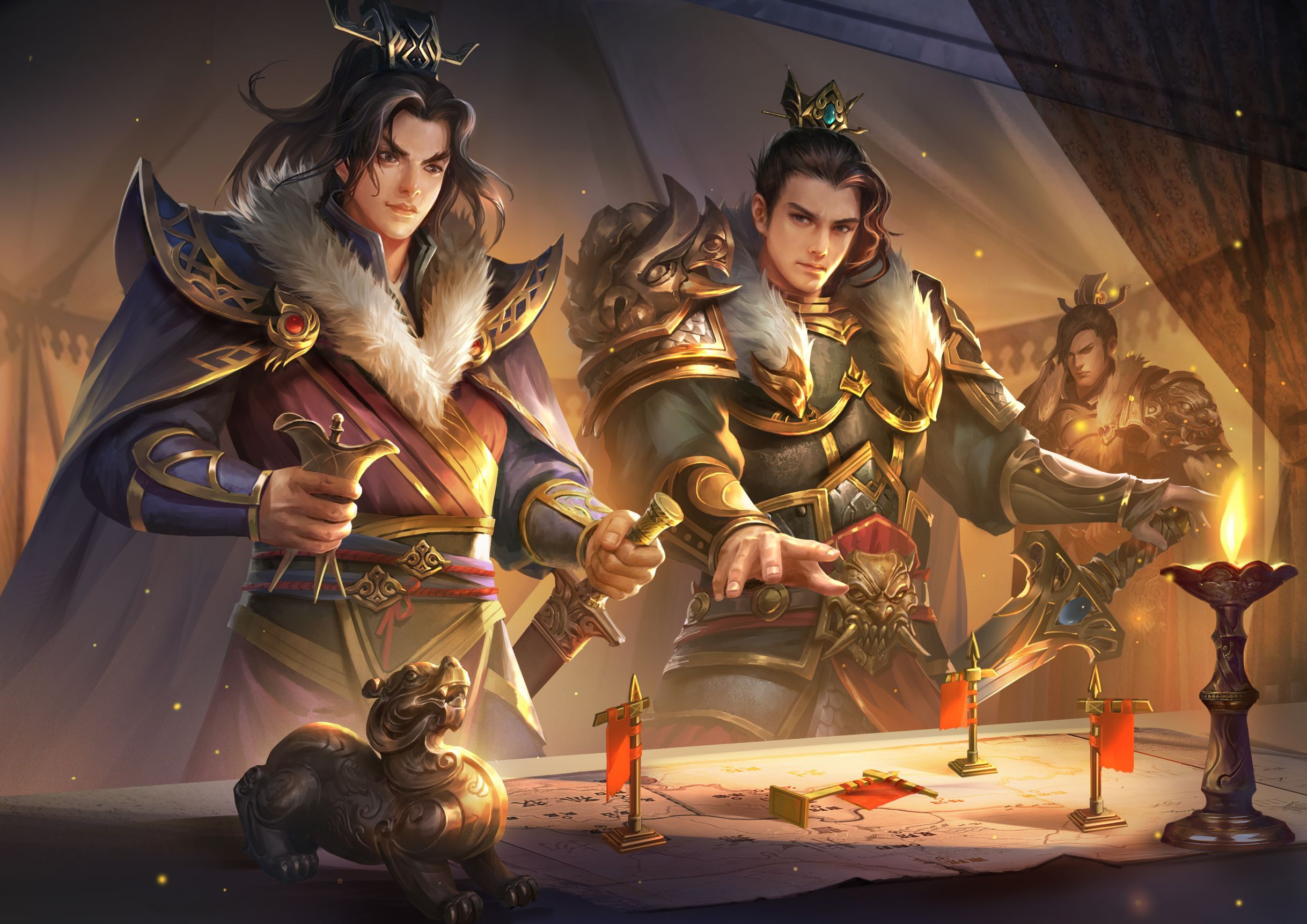 Video Game Characters Three Kingdoms Video Games Video Game Art Video Game Man Armor Candles Sword W 2436x1722