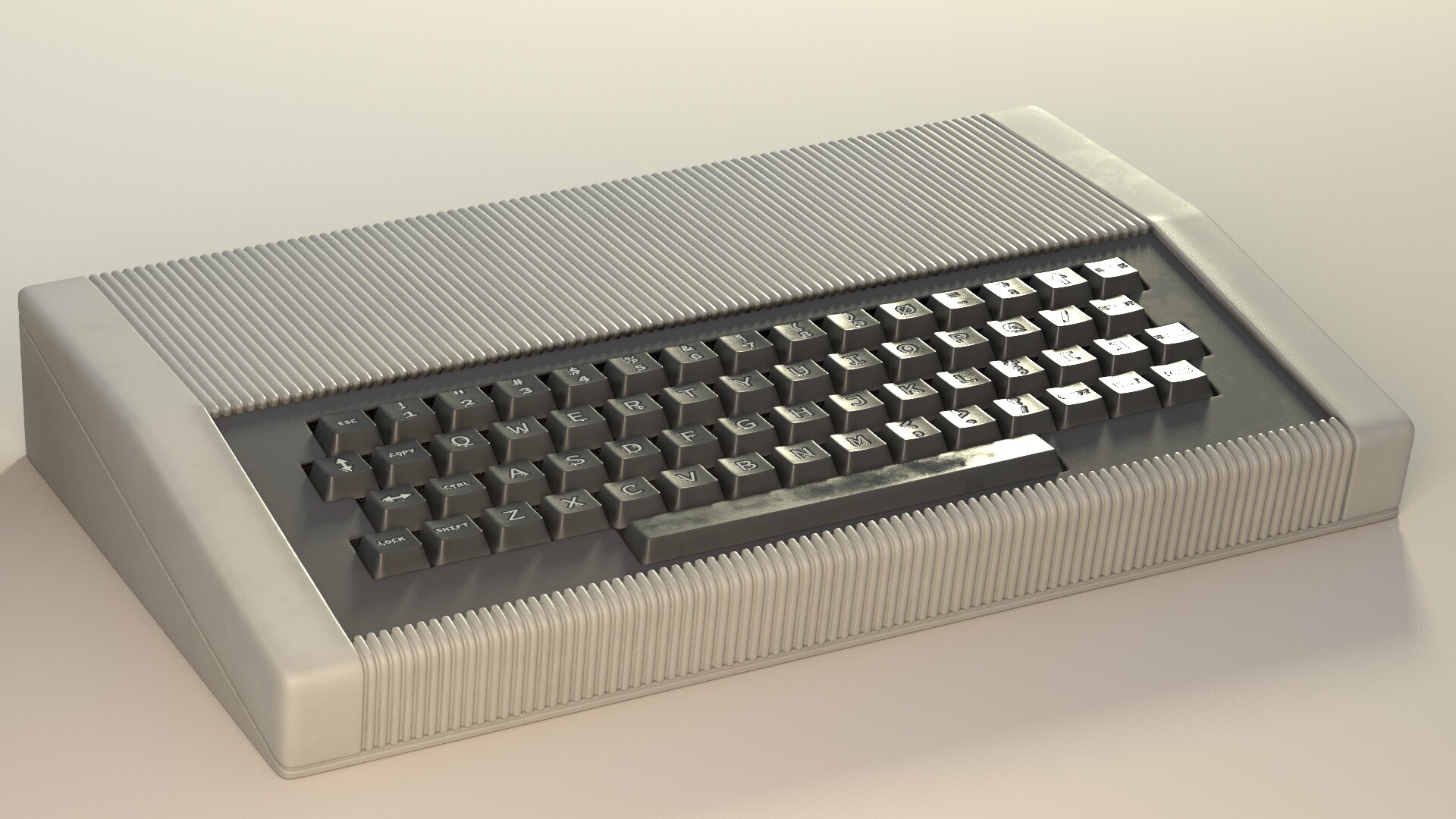 1980s Micro Computer Keyboards Qwerty Retro Computers Alex Akins Minimalism 1920x1080
