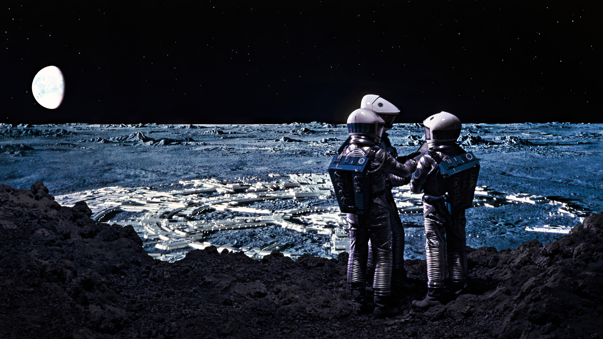 2001 A Space Odyssey Movies Film Stills Planet Astronaut Spacesuit 1920x1080