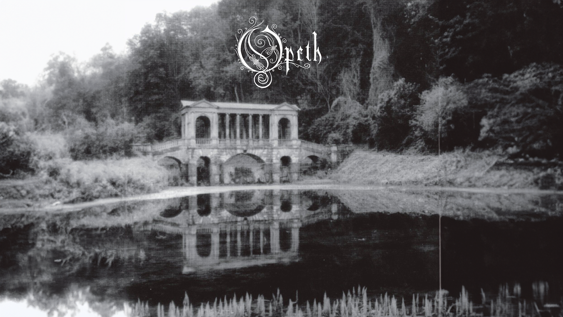 Metal Band Opeth Monochrome Lake Old Photos Reflection 1920x1080