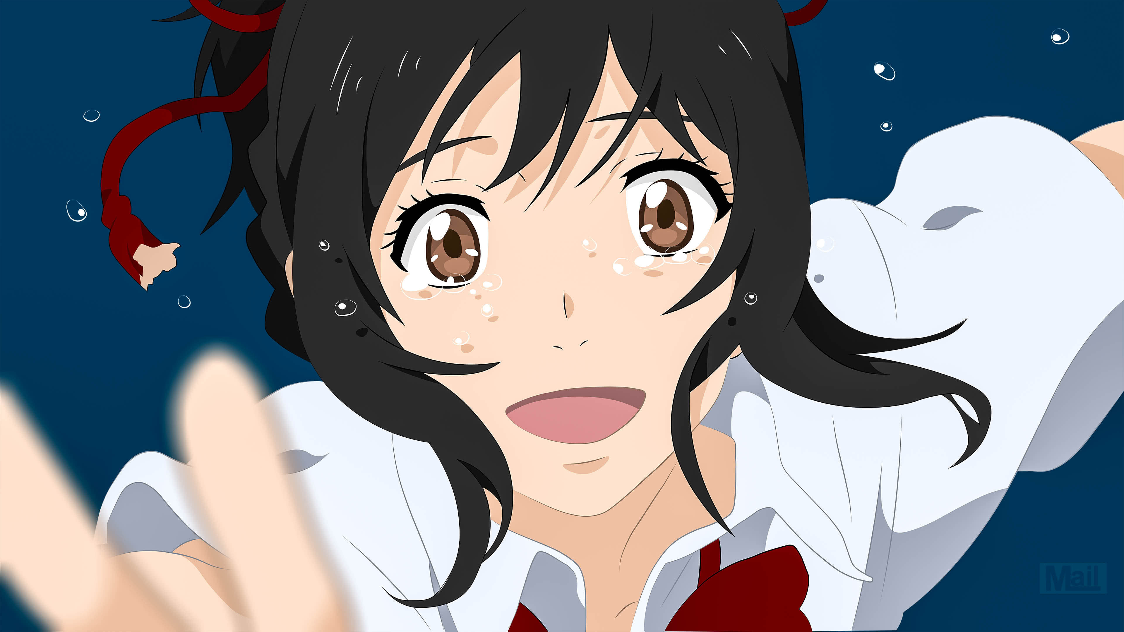 Anime Anime Girls Tears Mitsuha Miyamizu Kimi No Na Wa 3840x2160