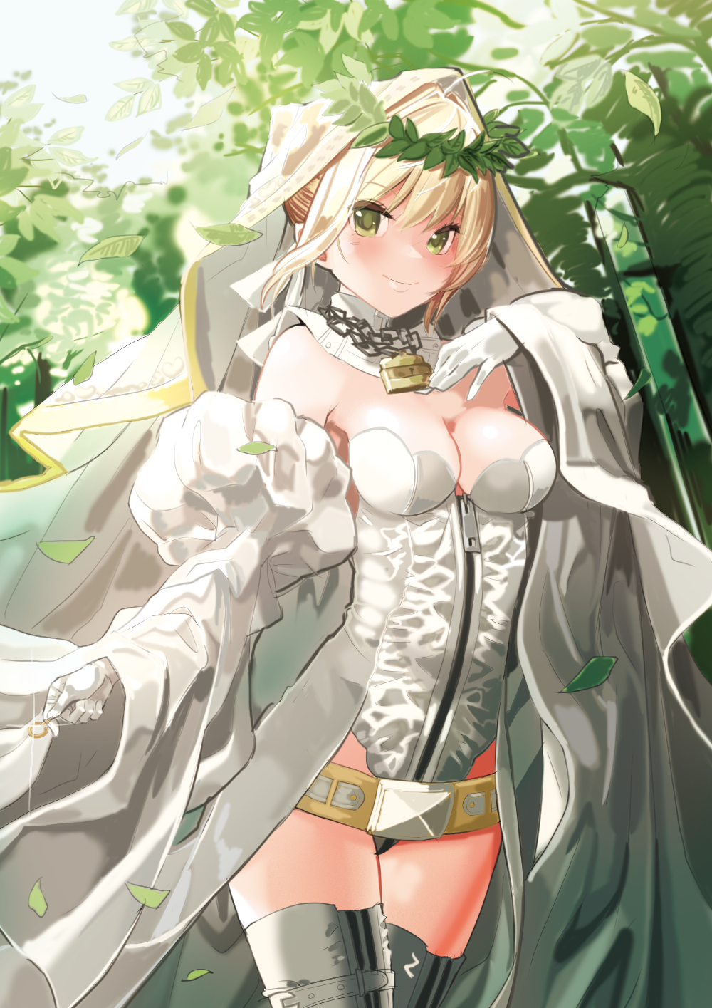 Anime Anime Girls Fate Series Fate Extra Fate Extra CCC Fate Grand Order Nero Claudius Saber Bride L 1000x1415