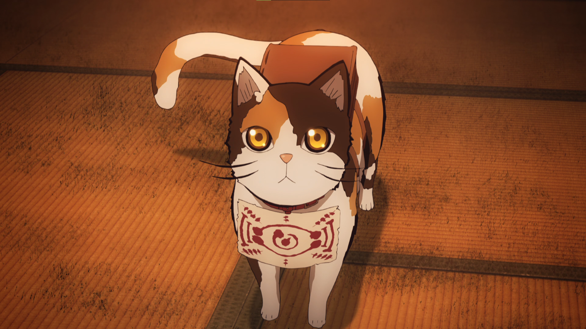 Cats Kimetsu No Yaiba Calico Anime Anime Screenshot Animals Looking At Viewer 1920x1077