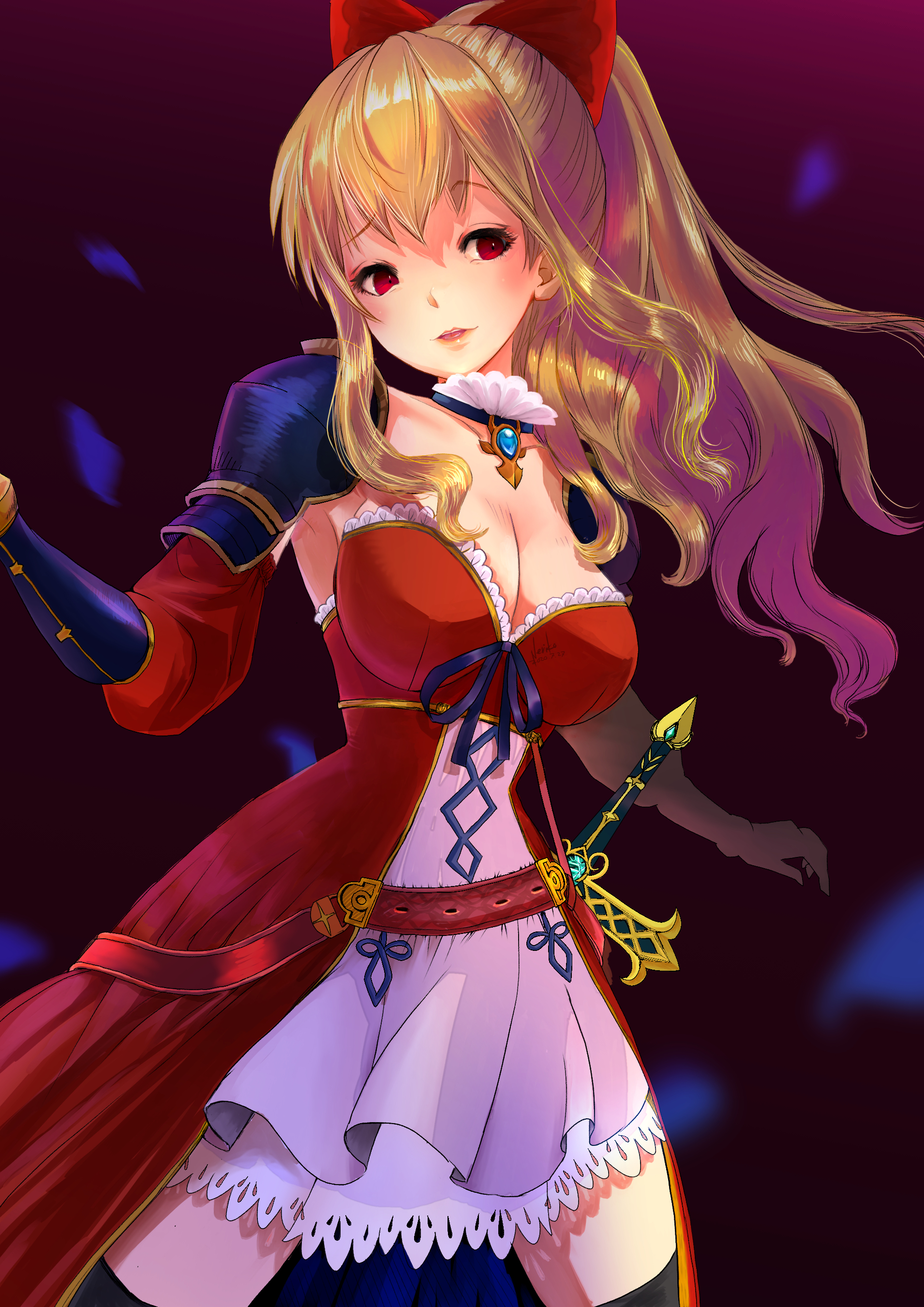 Anime Anime Girls Granblue Fantasy Granblue Fantasy Versus Vira Lilie Ponytail Blonde Solo Artwork D 1910x2701