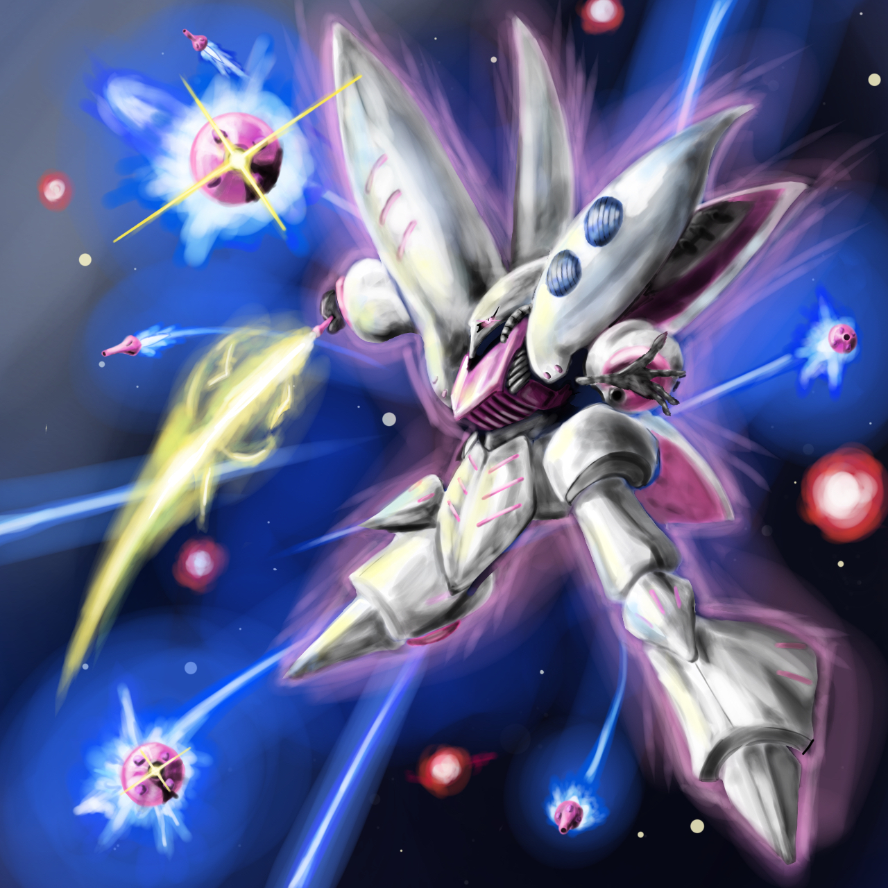 Qubeley Mobile Suit Gundam ZZ Mobile Suit Zeta Gundam Anime Mechs Mobile Suit Super Robot Wars Artwo 1280x1280