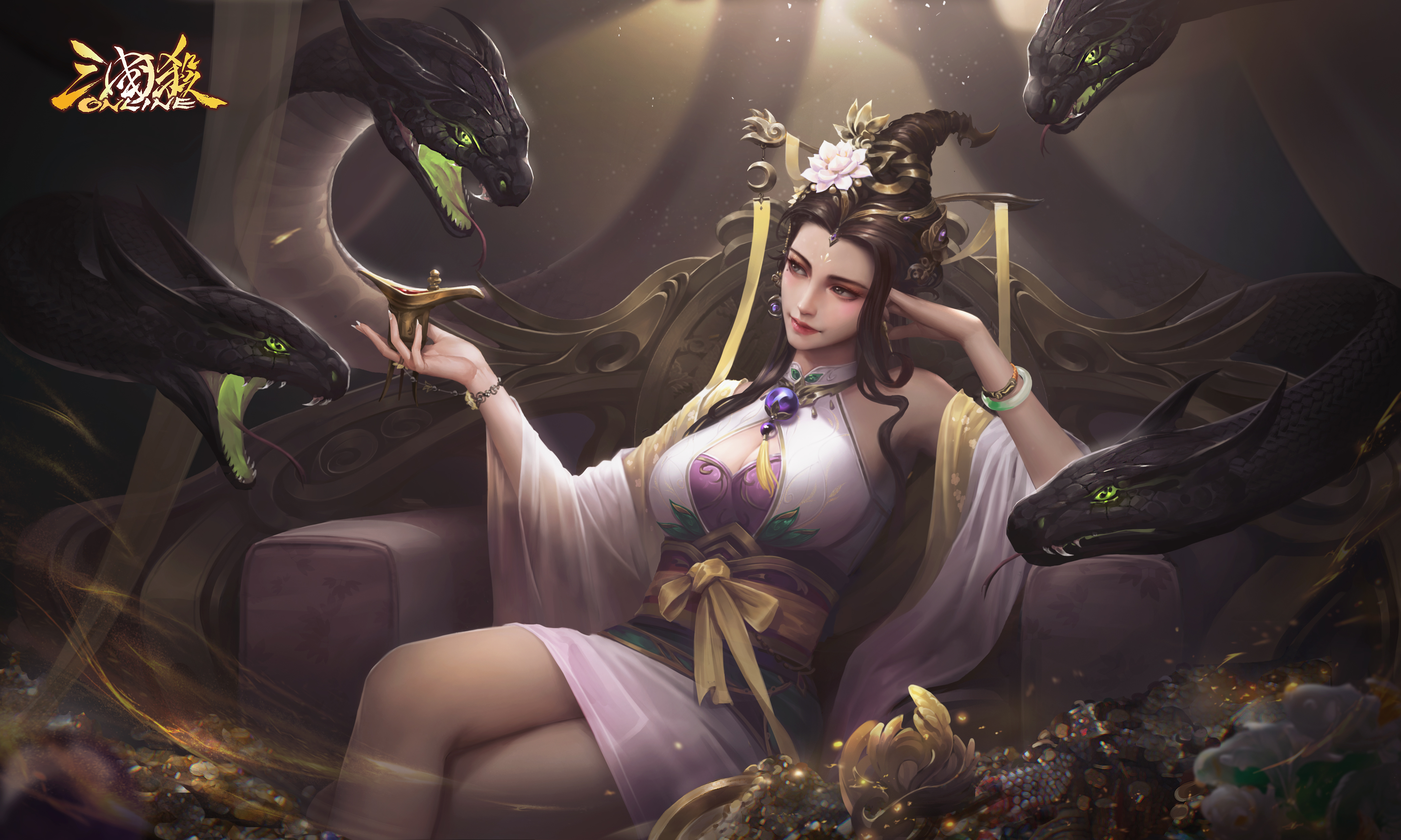 Video Game Characters Three Kingdoms Video Games Video Game Art Video Game Girls Creature Flower In  4134x2480