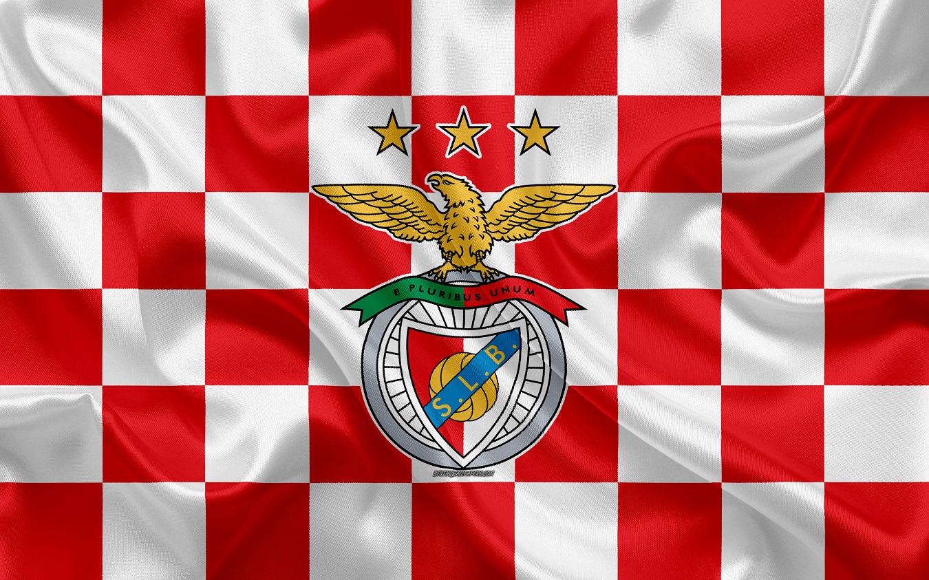 S L Benfica Portuguese Portugal Soccer Clubs Simple Background 1350x843