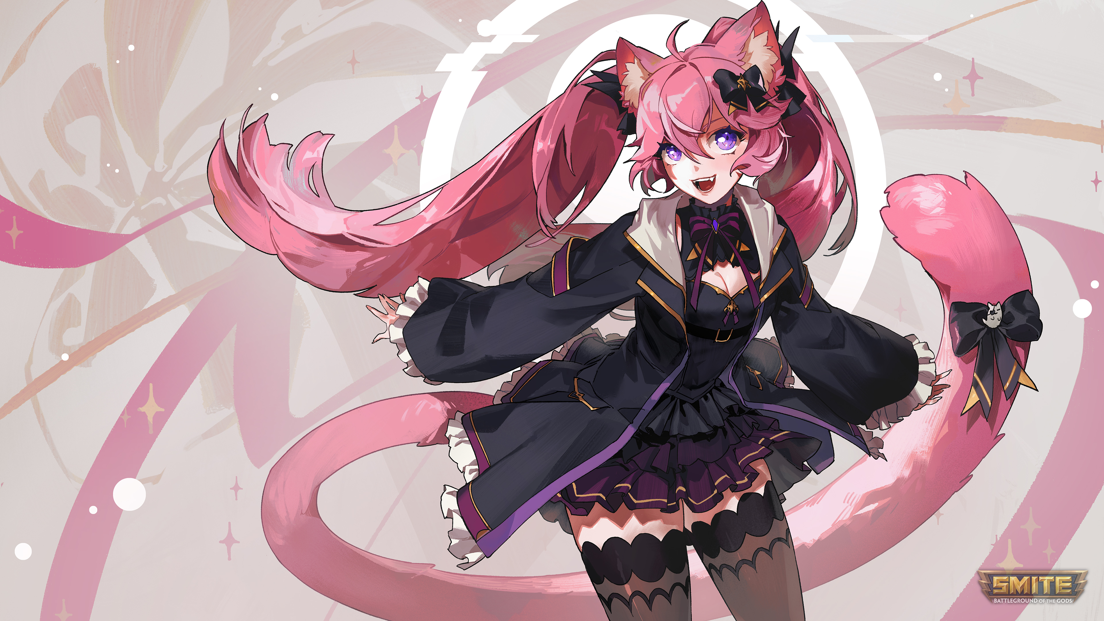 Smite Moba Video Game Characters Video Game Art Video Game Girls Video Games Cat Girl Cat Ears Cat T 3840x2160