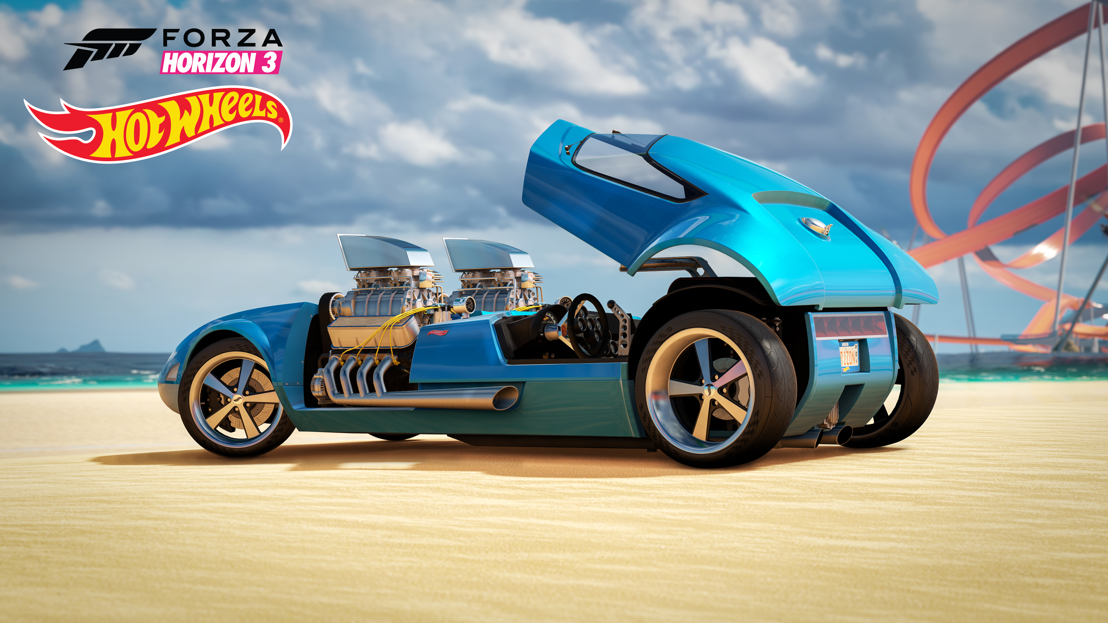 Forza Horizon 3 Video Games CGi Car Logo Race Tracks Race Cars 3840x2160