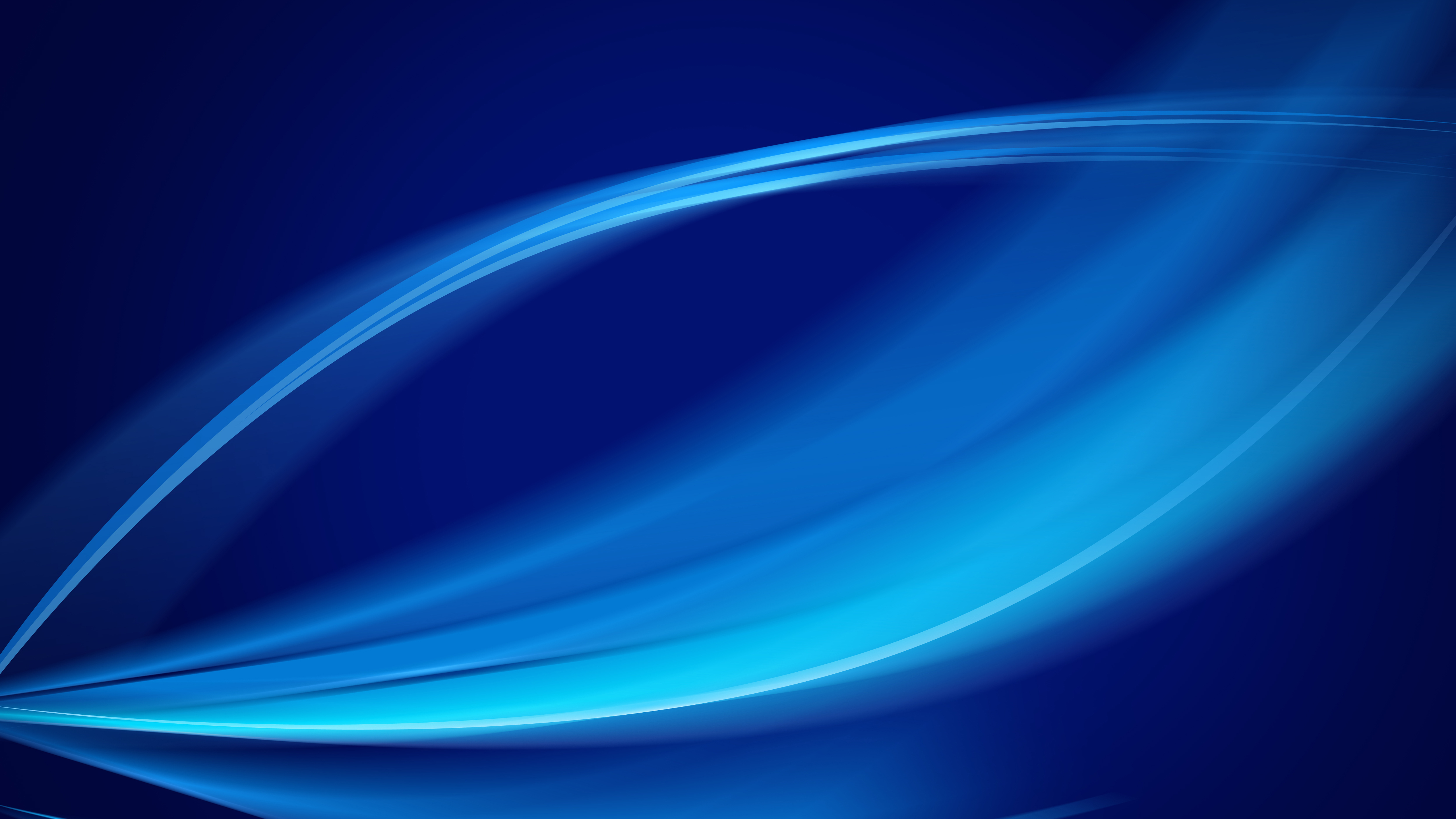 Abstract 3D Abstract Blue Wavy Lines 5120x2880