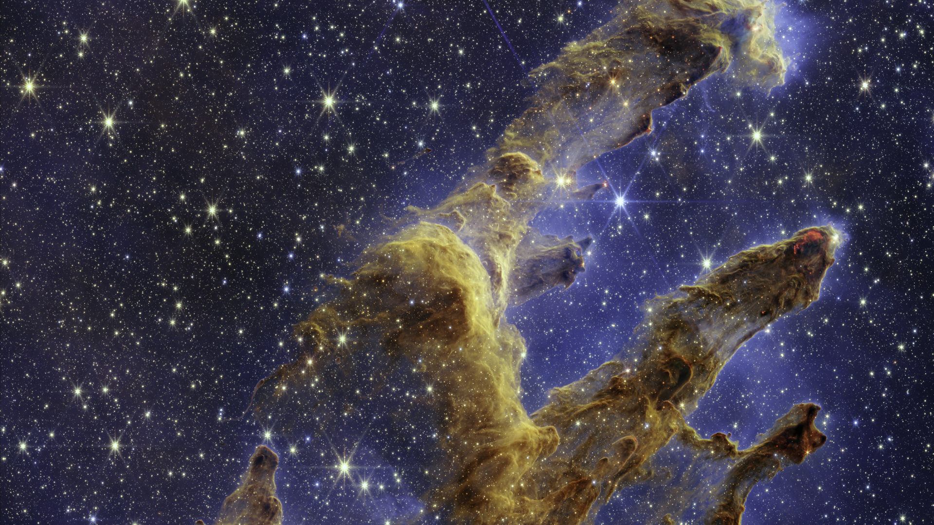 Space Pillars Of Creation James Webb Space Telescope Galaxy Stars 1920x1080