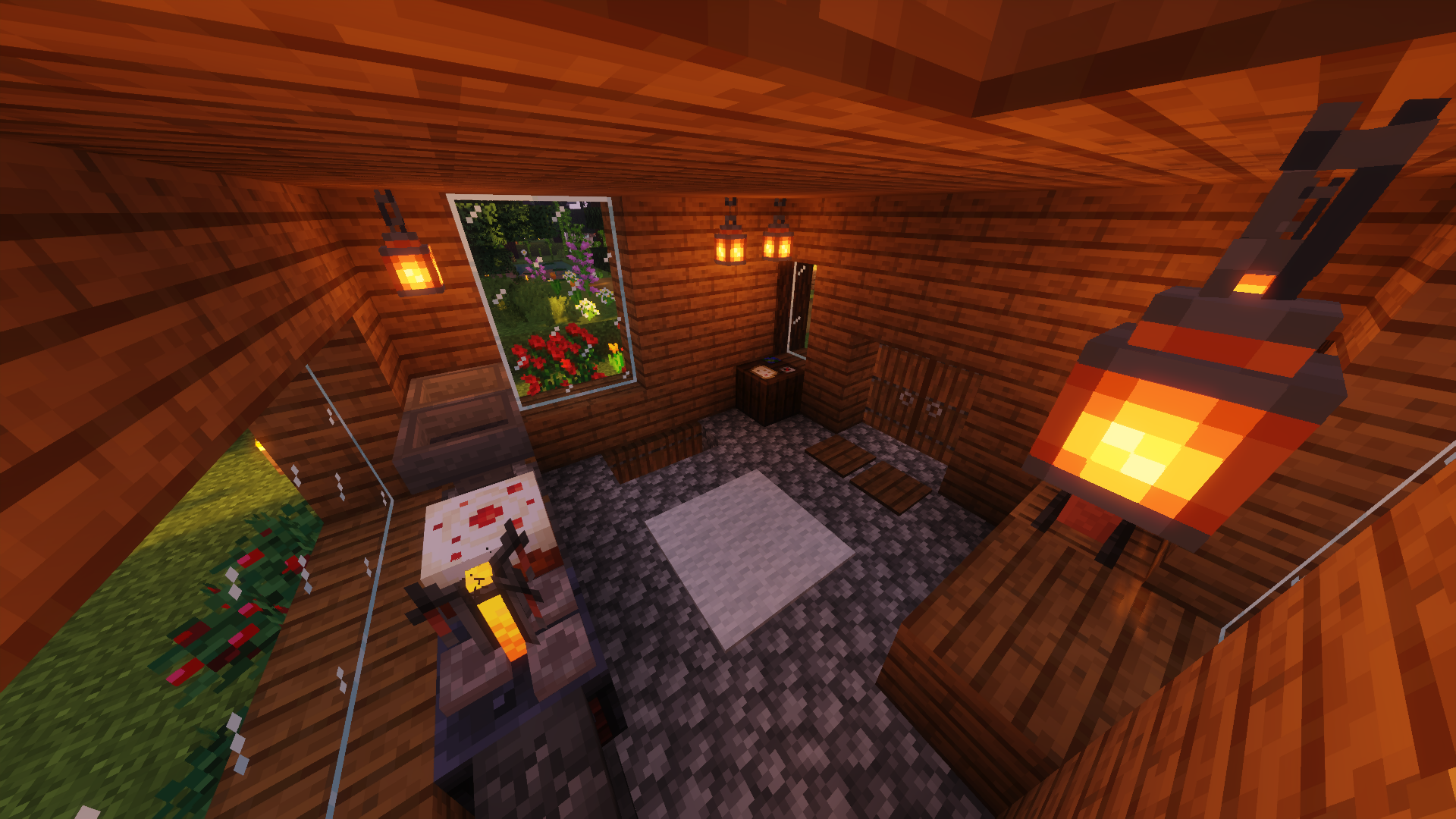 Minecraft Shaders House Video Games 1920x1080