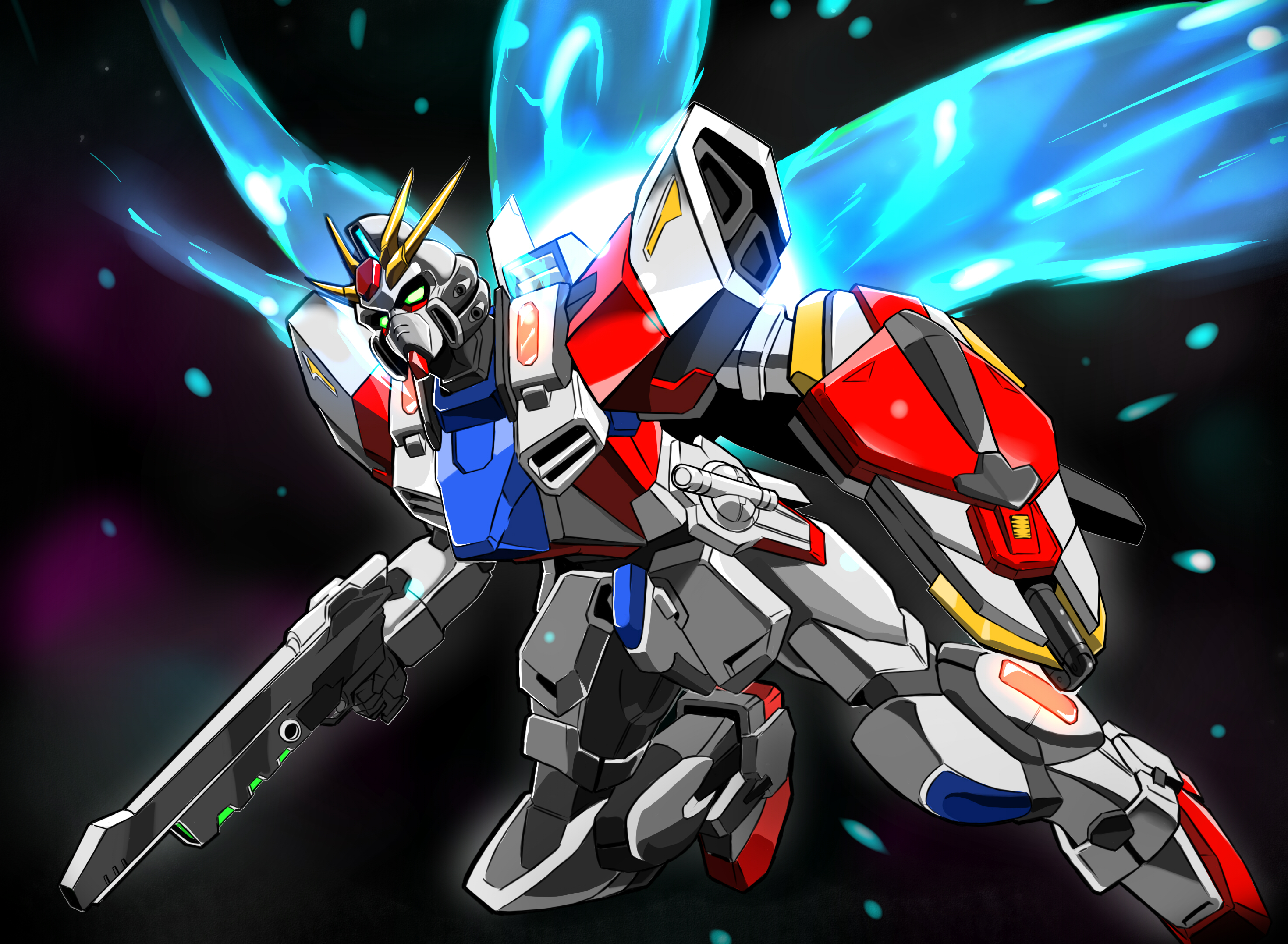 Anime Mechs Gundam Build Fighters Star Build Strike Gundam Super Robot Taisen Gundam Artwork Digital 2939x2154