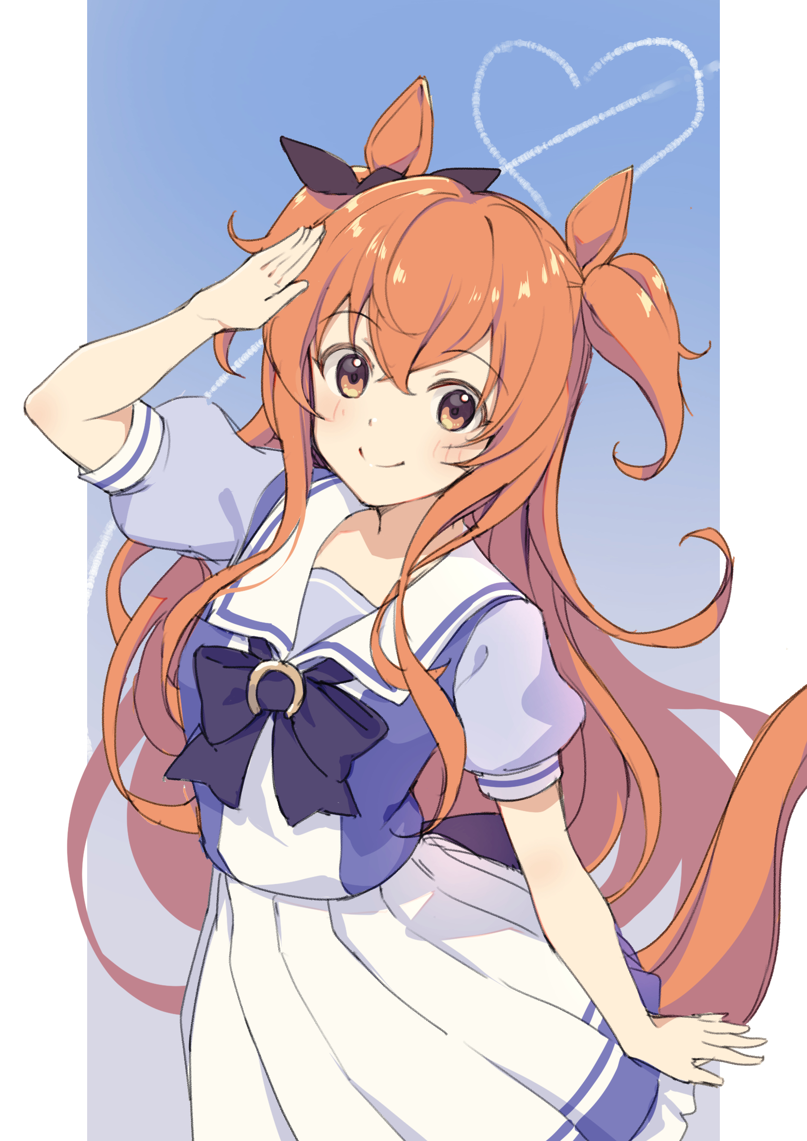 Anime Anime Girls Uma Musume Pretty Derby Horse Girls Animal Ears Mayano Top Gun Uma Musume Long Hai 1630x2305