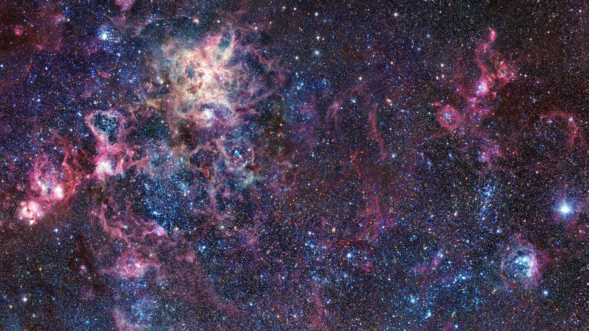 Nebula Galaxy NASA Tarantula Nebula Stars Space 1920x1080