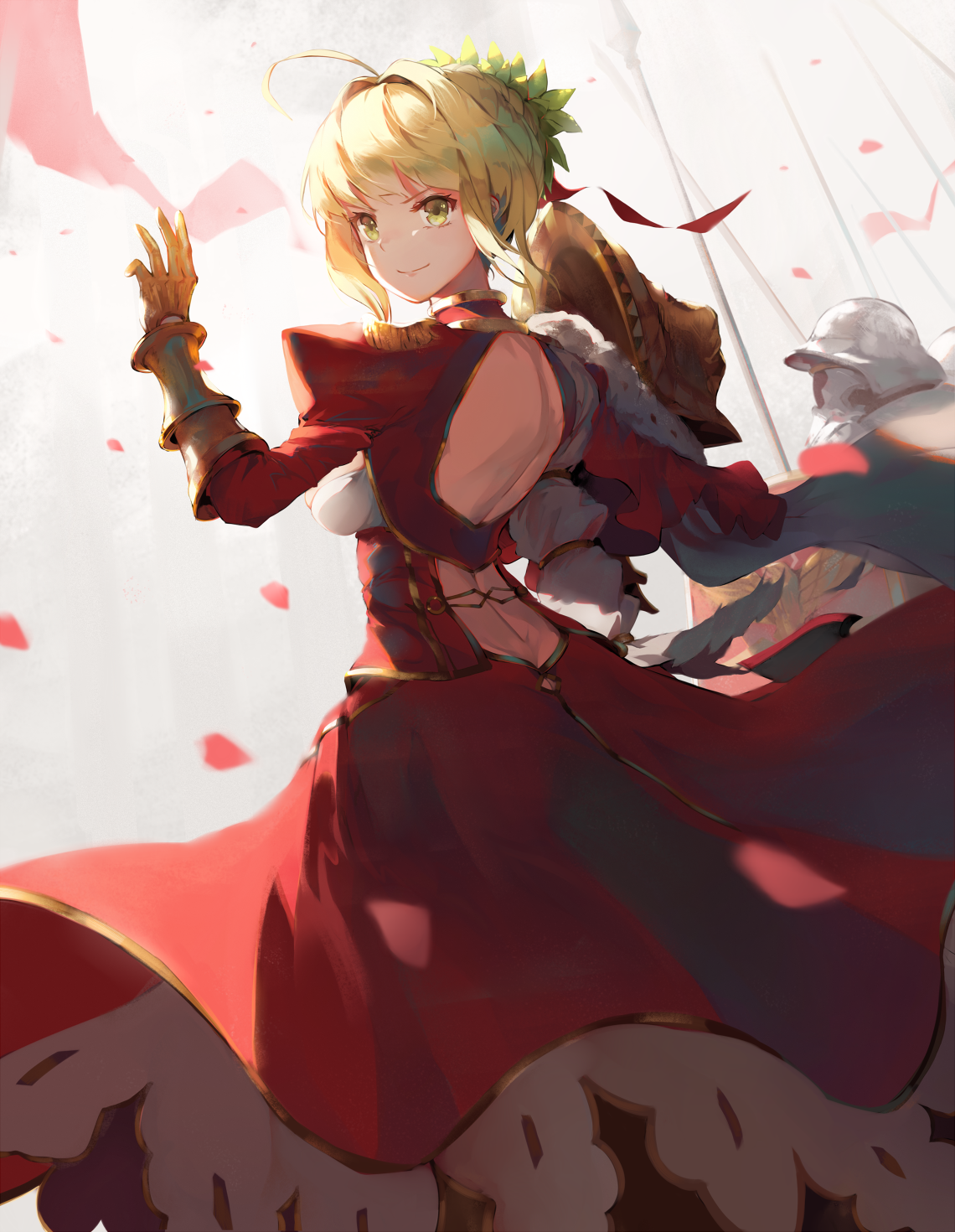 Anime Anime Girls Fate Series Fate Extra Fate Extra CCC Fate Grand Order Nero Claudius Long Hair Blo 1140x1470