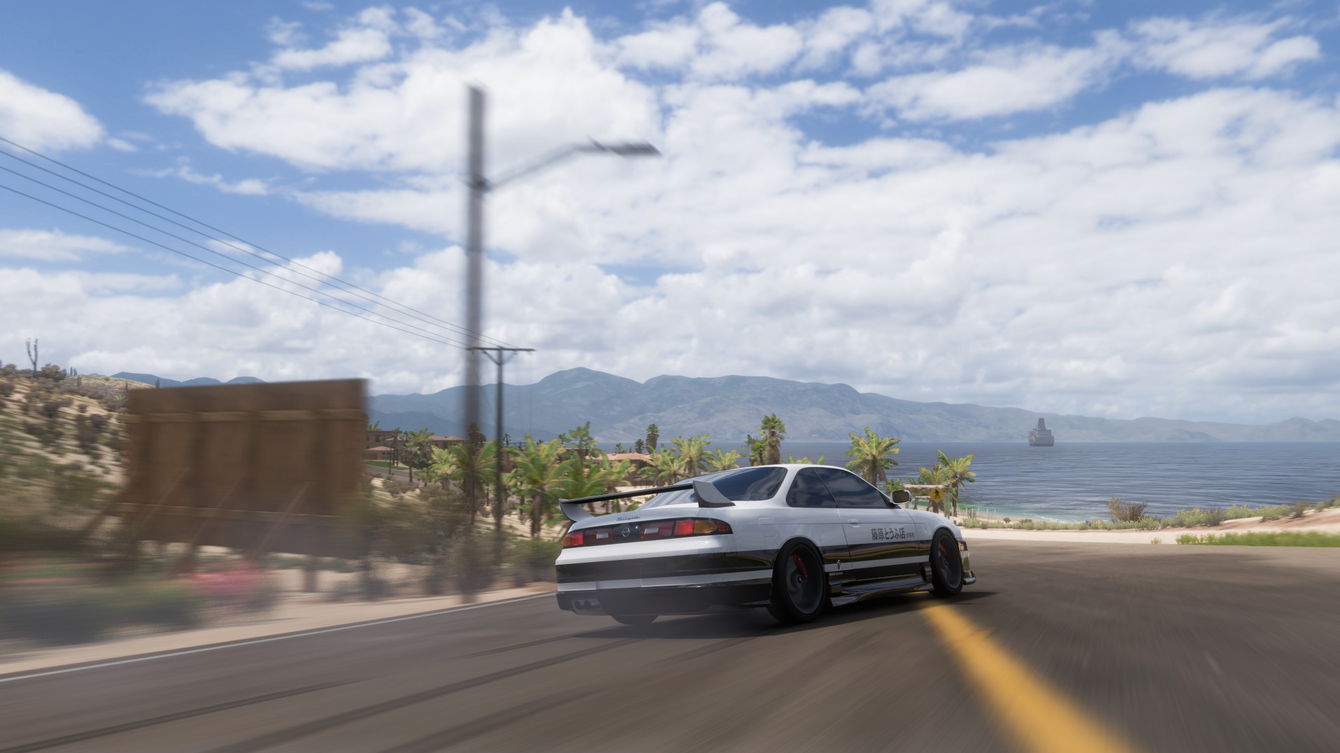 Initial D Nissan Silvia S14 Forza Horizon 5 Nissan Japanese Cars Video Games PlaygroundGames 1920x1080