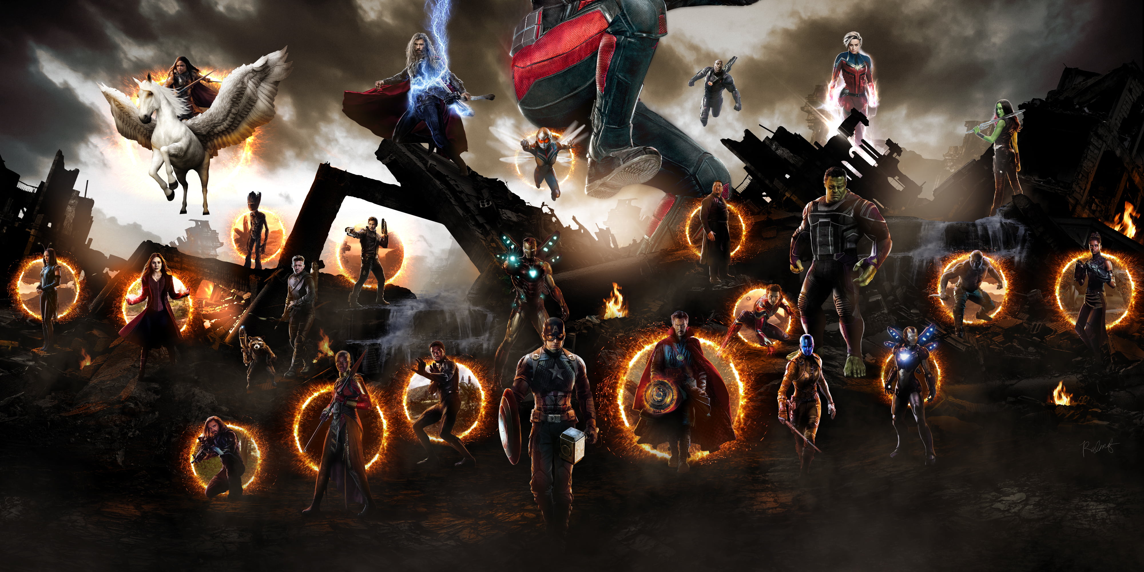 Marvel Avengers Universe Superhero 4000x2000
