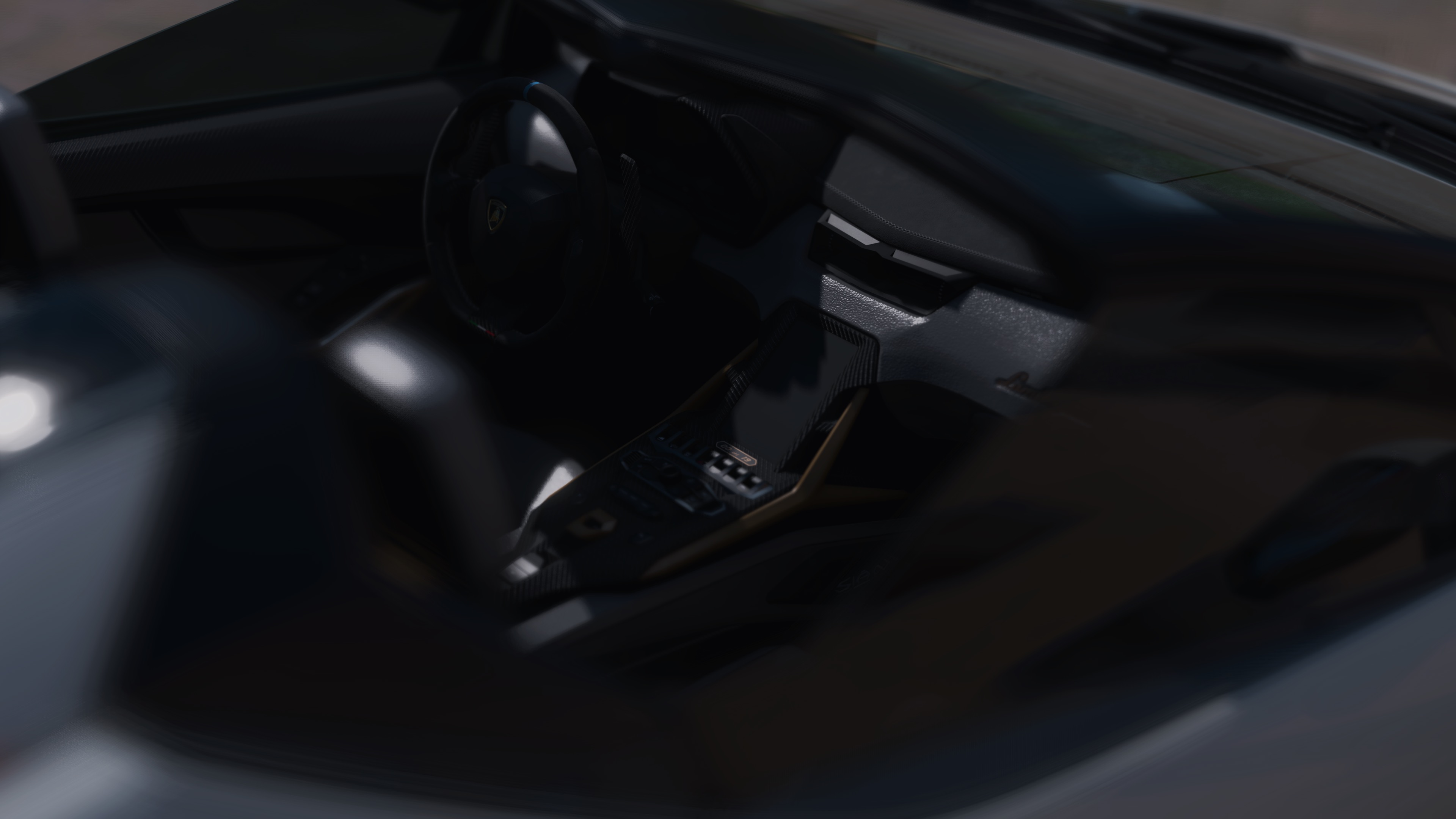 Forza Horizon 5 Lamborghini Sian Hypercar Video Games Car Car Interior CGi 3840x2160