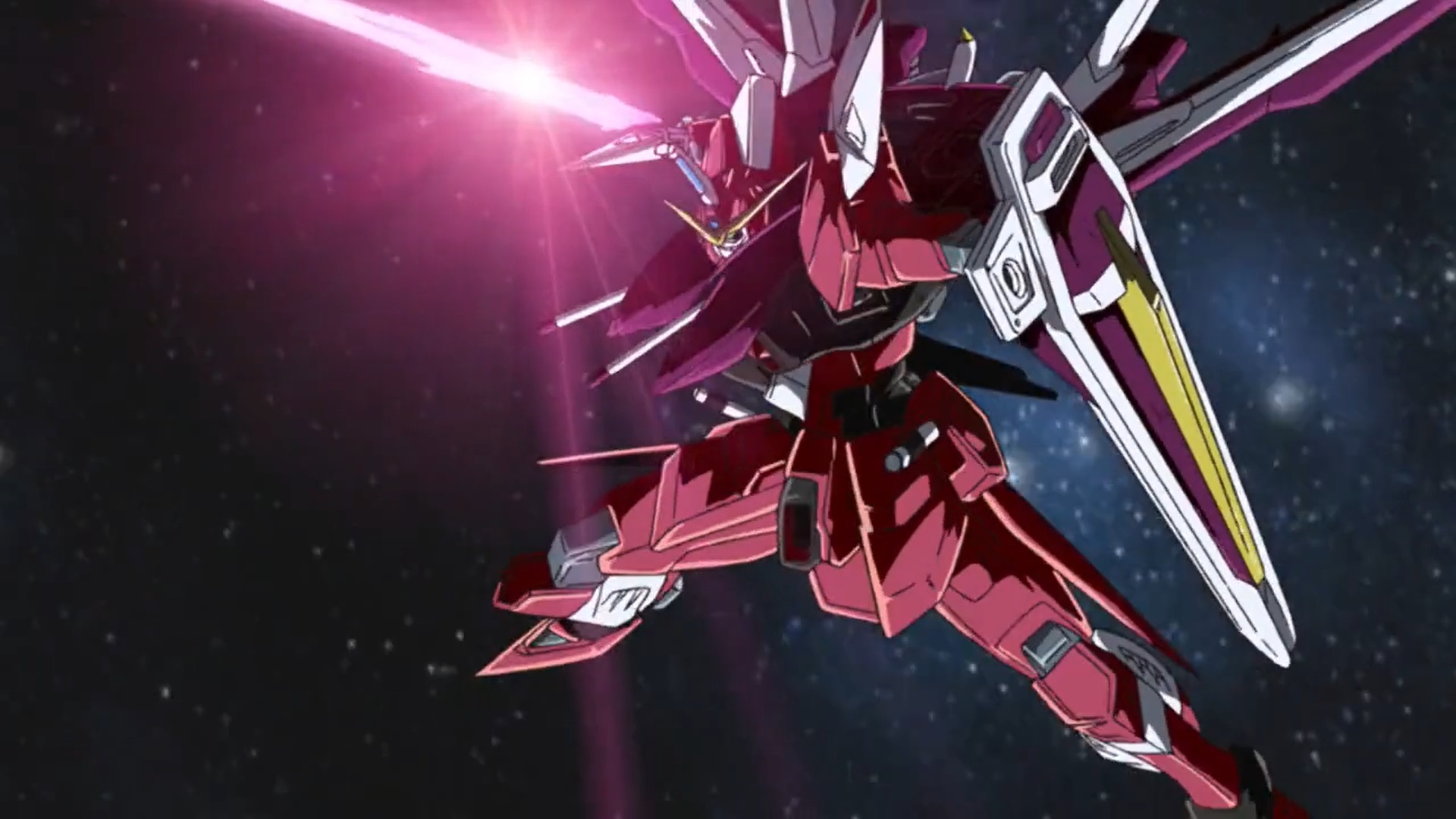 Anime Mechs Super Robot Taisen Mobile Suit Gundam SEED Gundam Justice Gundam Artwork Digital Art Fan 1920x1080