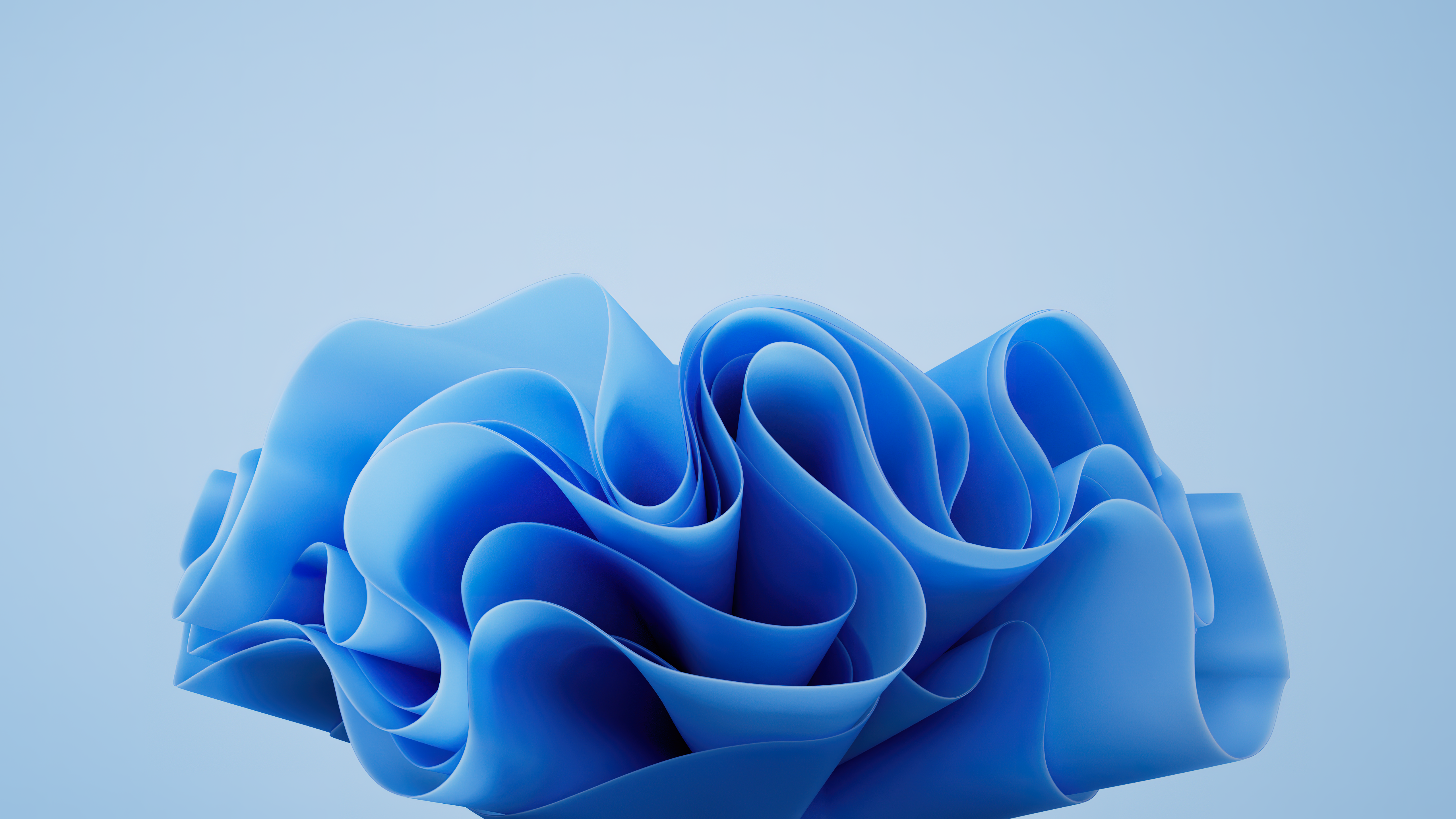CGi Abstract 3D Abstract Windows 11 Blue Minimalism Simple Background 5120x2880