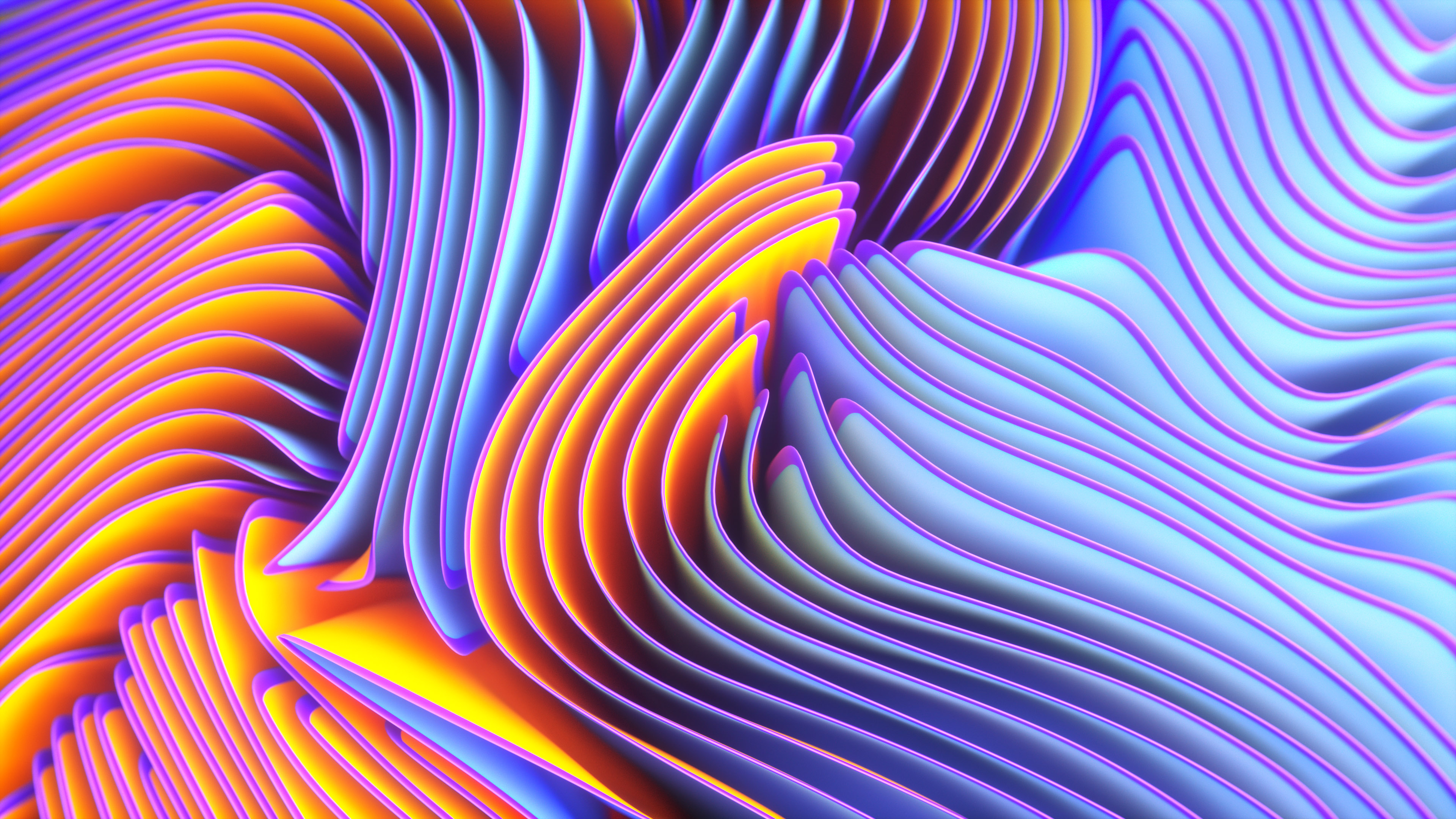 Ari Weinkle Twirl Abstract Colorful 3840x2160