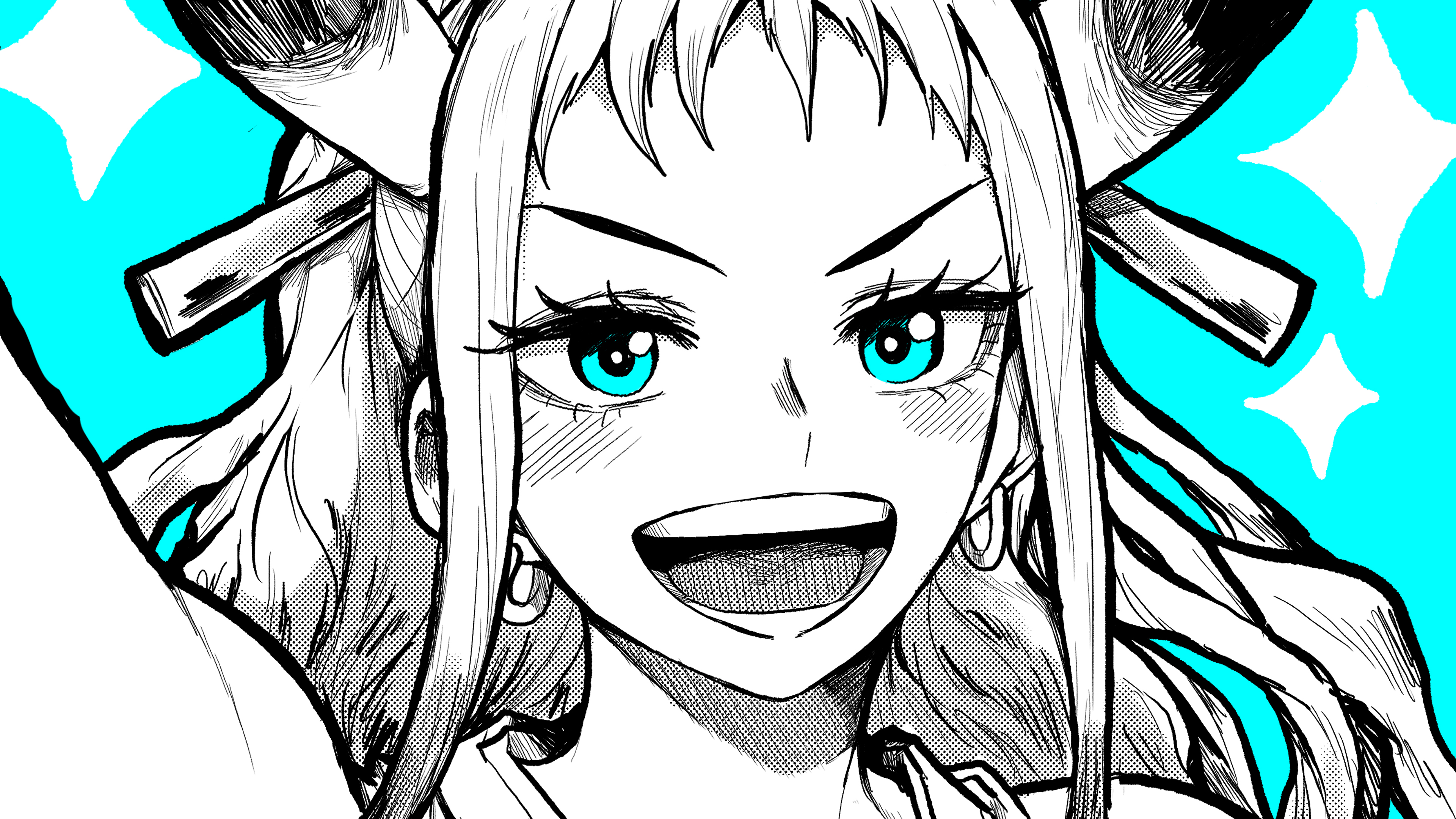 One Piece Anime Girls Illustration Yotsumishiro 4K Yamato 3840x2160