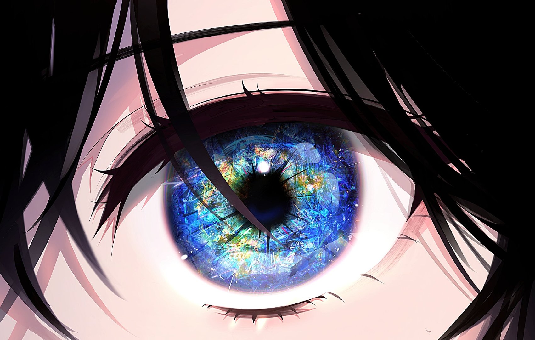 11 Eyes EYE Divine Cybermancy 5 Eyes Anime Girls Multi Colored Eyes 1700x1080