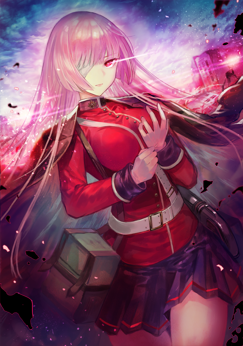 Anime Anime Girls Fate Series Fate Grand Order Florence Nightingale Fate Grand Order Long Hair Silve 1000x1421