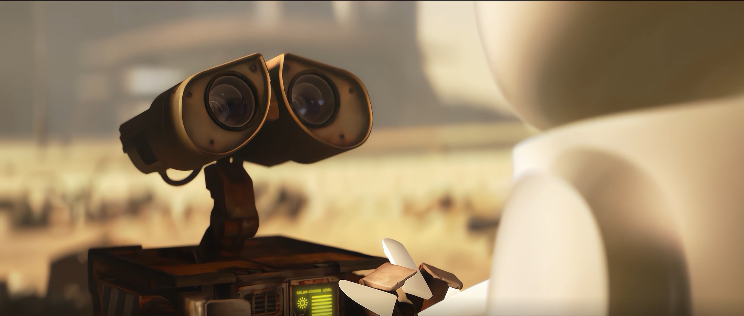 WALL E Pixar Animation Studios EVE 3D Screen Shot Movies Disney 2517x1069