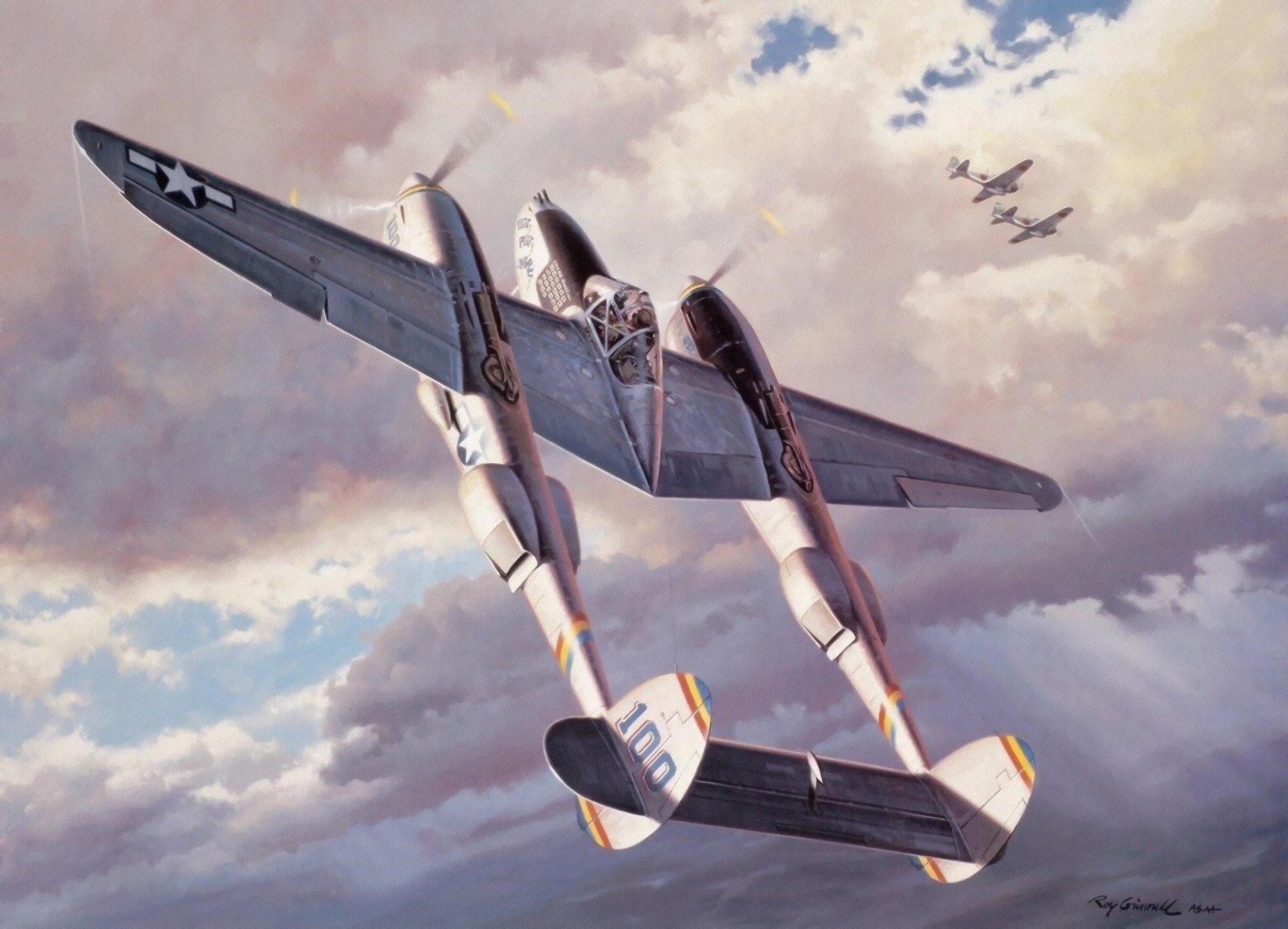 World War Ii World War Planes Airplane Aircraft Lockheed P 38 Lightning US Air Force Air Force War 1920x1385