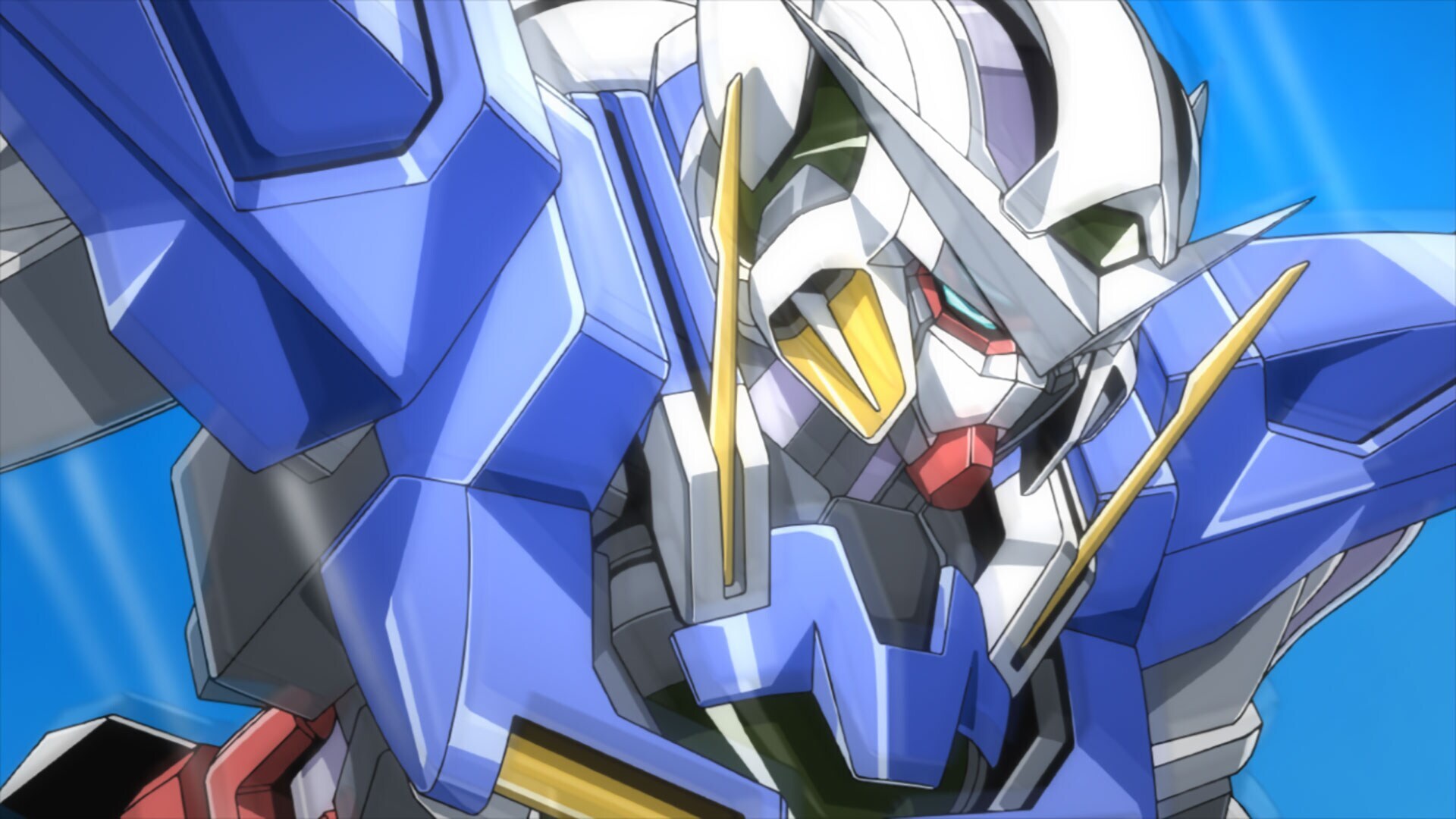 Anime Anime Screenshot Mechs Mobile Suit Gundam 00 Gundam Gundam Exia Artwork Digital Art Super Robo 1920x1080