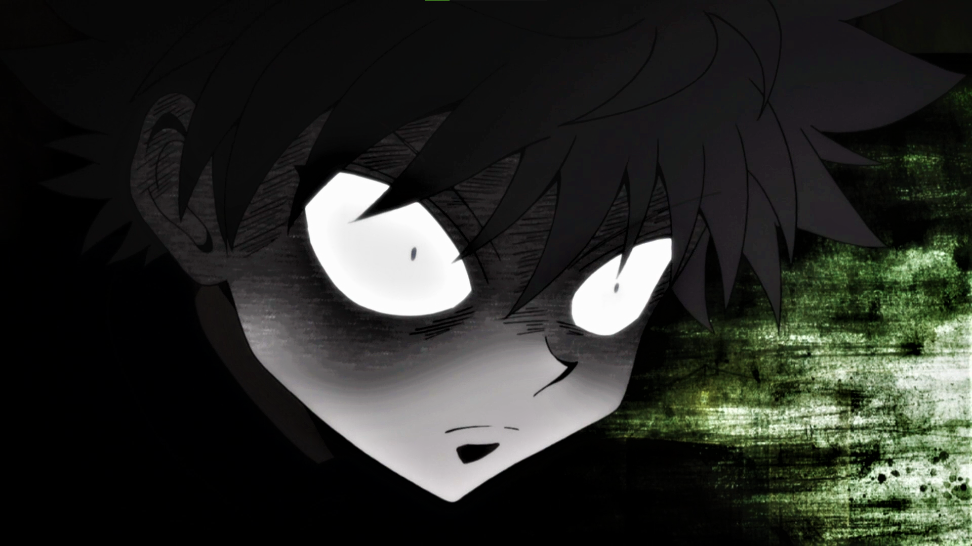Hunter X Hunter Killua Zoldyck Monochrome Glowing Eyes Sketches Anime Anime Screenshot Anime Boys 1920x1080