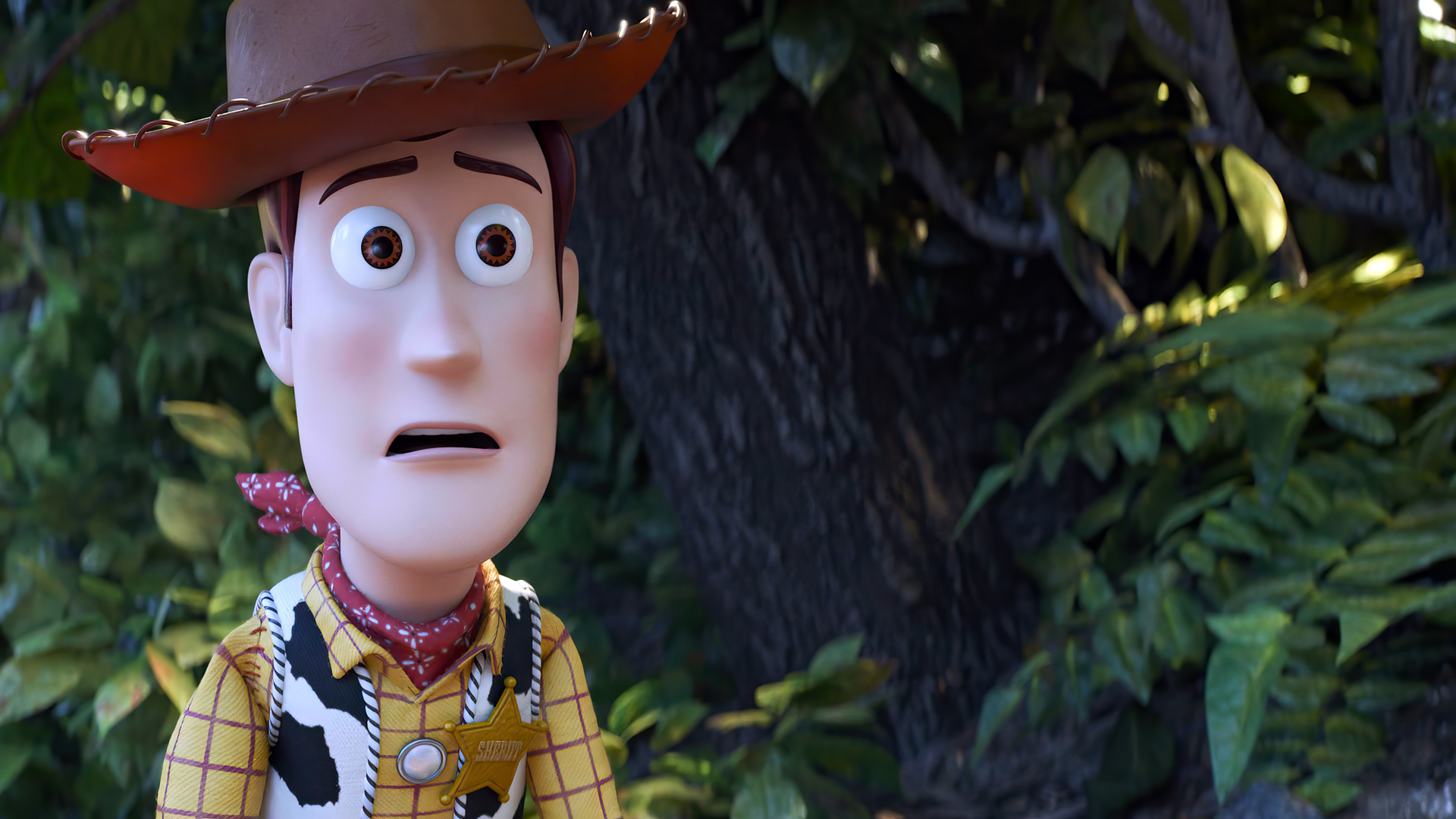 Toy Story 4 Movies Film Stills Animated Movies Animation Sheriff Woody Hat Trees Disney Pixar CGi Le 1920x1080