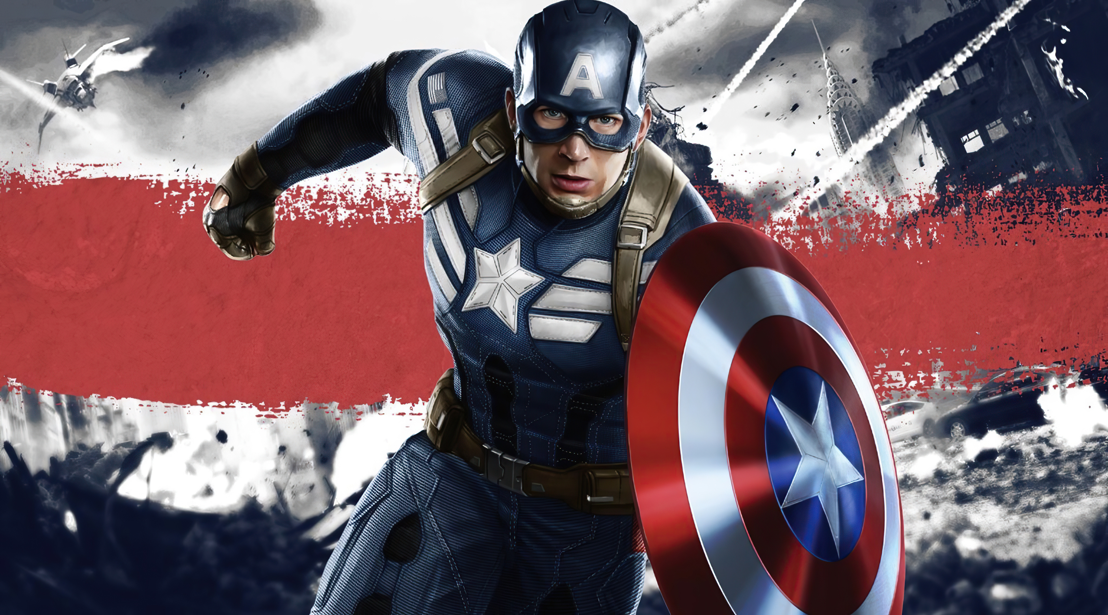 Captain America Steve Rogers Chris Evans 3840x2130