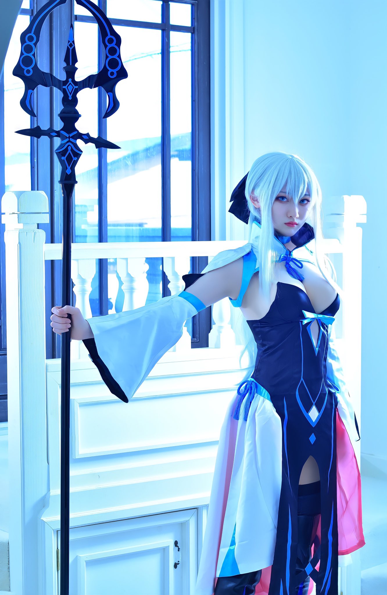 Asian Asian Cosplayer Japanese Japanese Women Cosplay Women Fate Series Fate Grand Order Morgan Le F 1332x2048