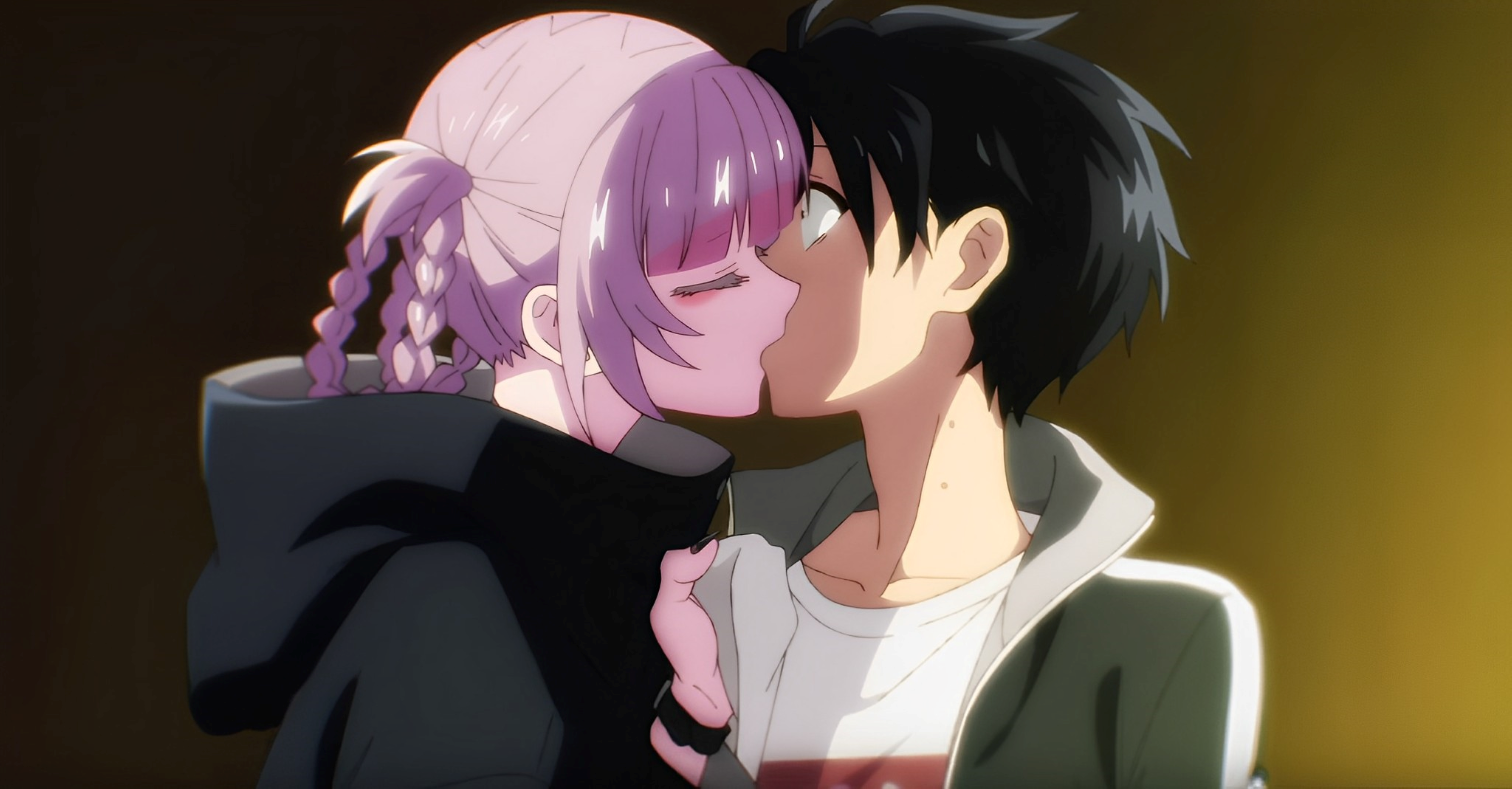 Call Of Night Manga Kissing Surprised Closed Eyes Anime Anime Girls Anime Boys Anime Screenshot Simp 7663x4000