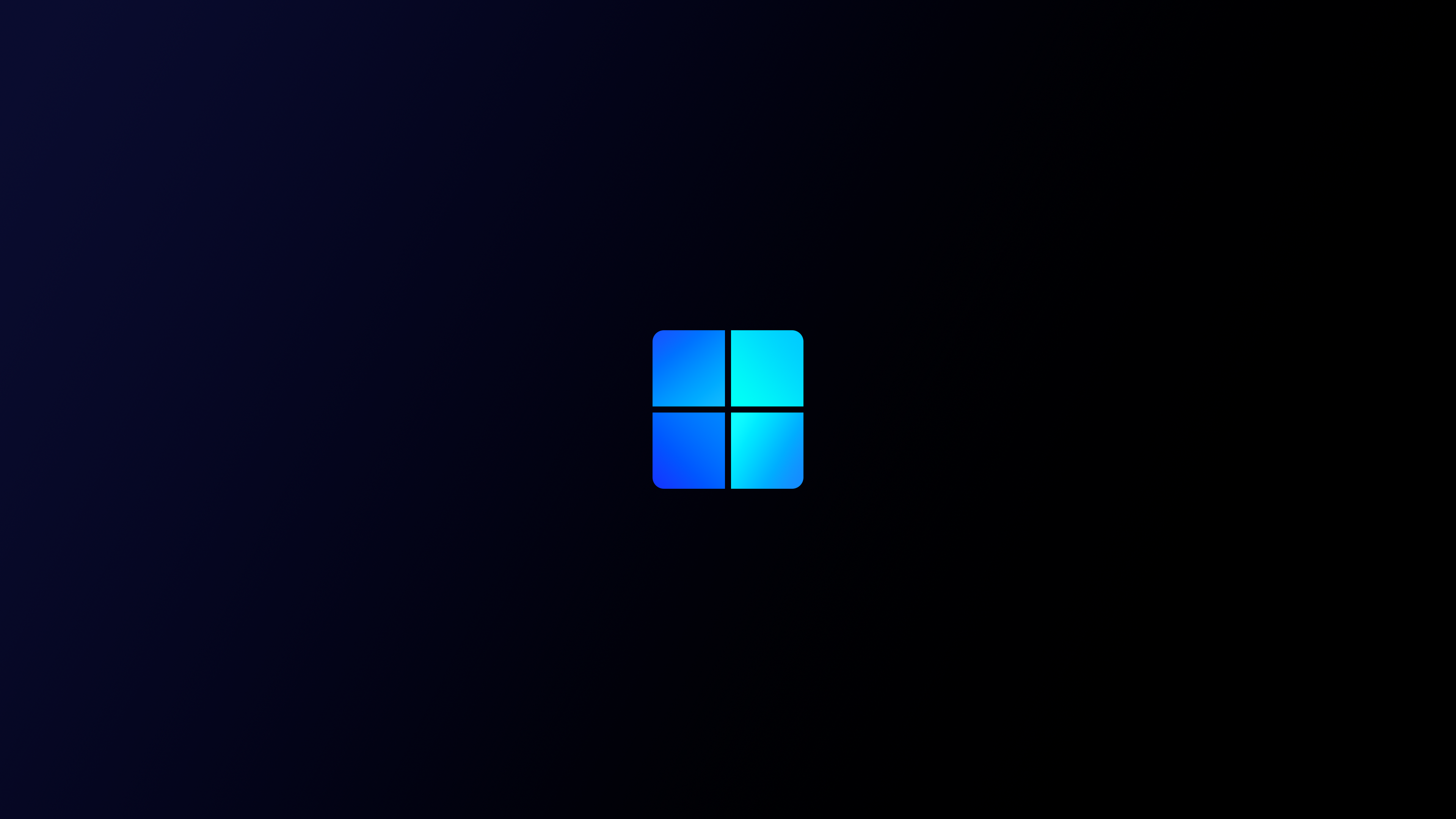 Windows 11 Microsoft Windows Logo Dark Gradient Simple Background Black  Background Wallpaper - Resolution:3840x2160 - ID:1309543 