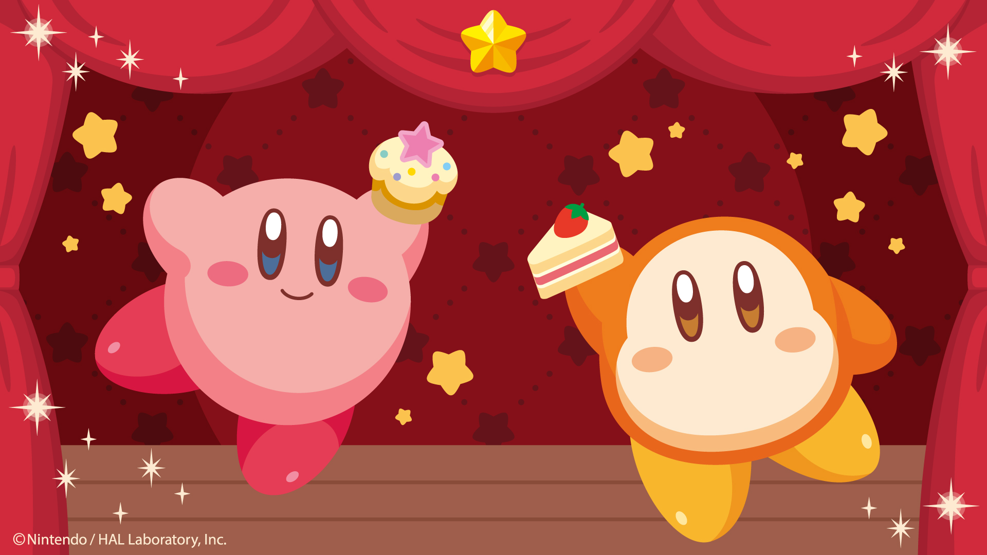 Kirby Cupcakes Cake Sweets Video Game Characters 1920x1080