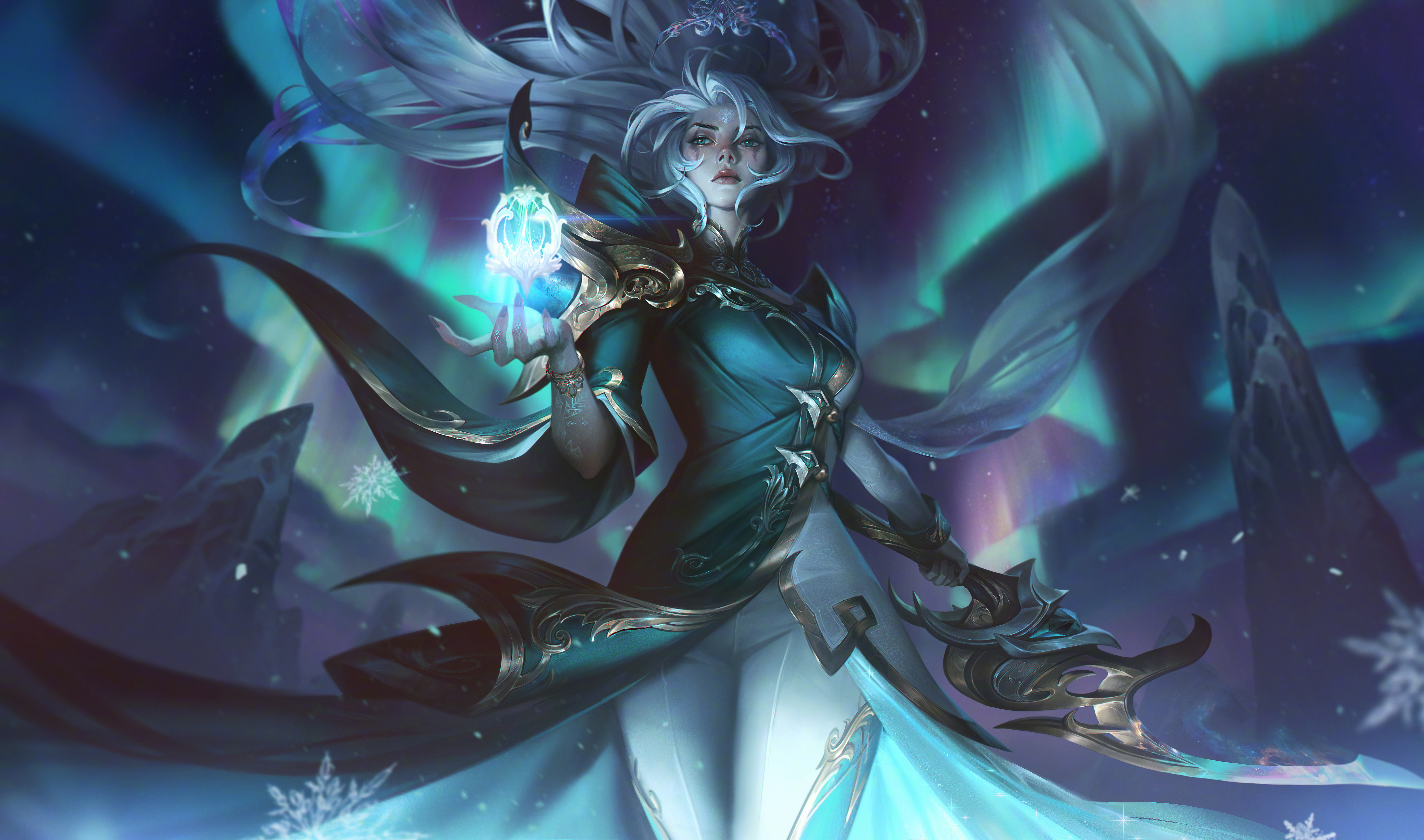 League Of Legends Video Game Characters Diana League Of Legends Video Game Art Video Games 7000x4130