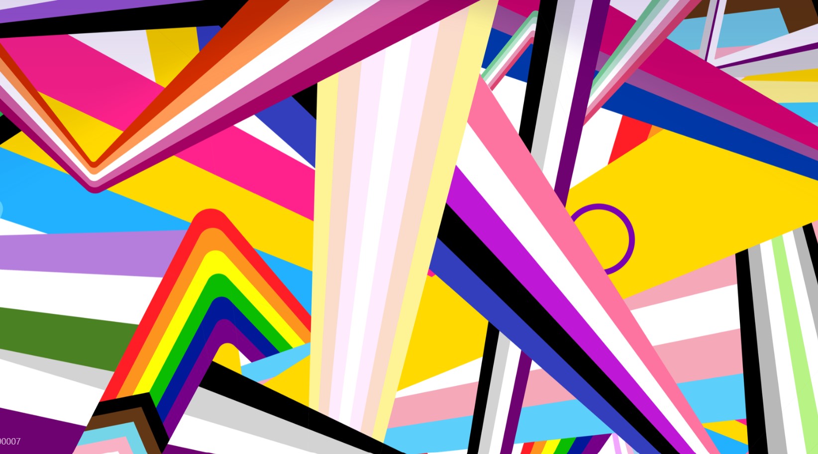 Colorful Stripes Abstract 1644x913