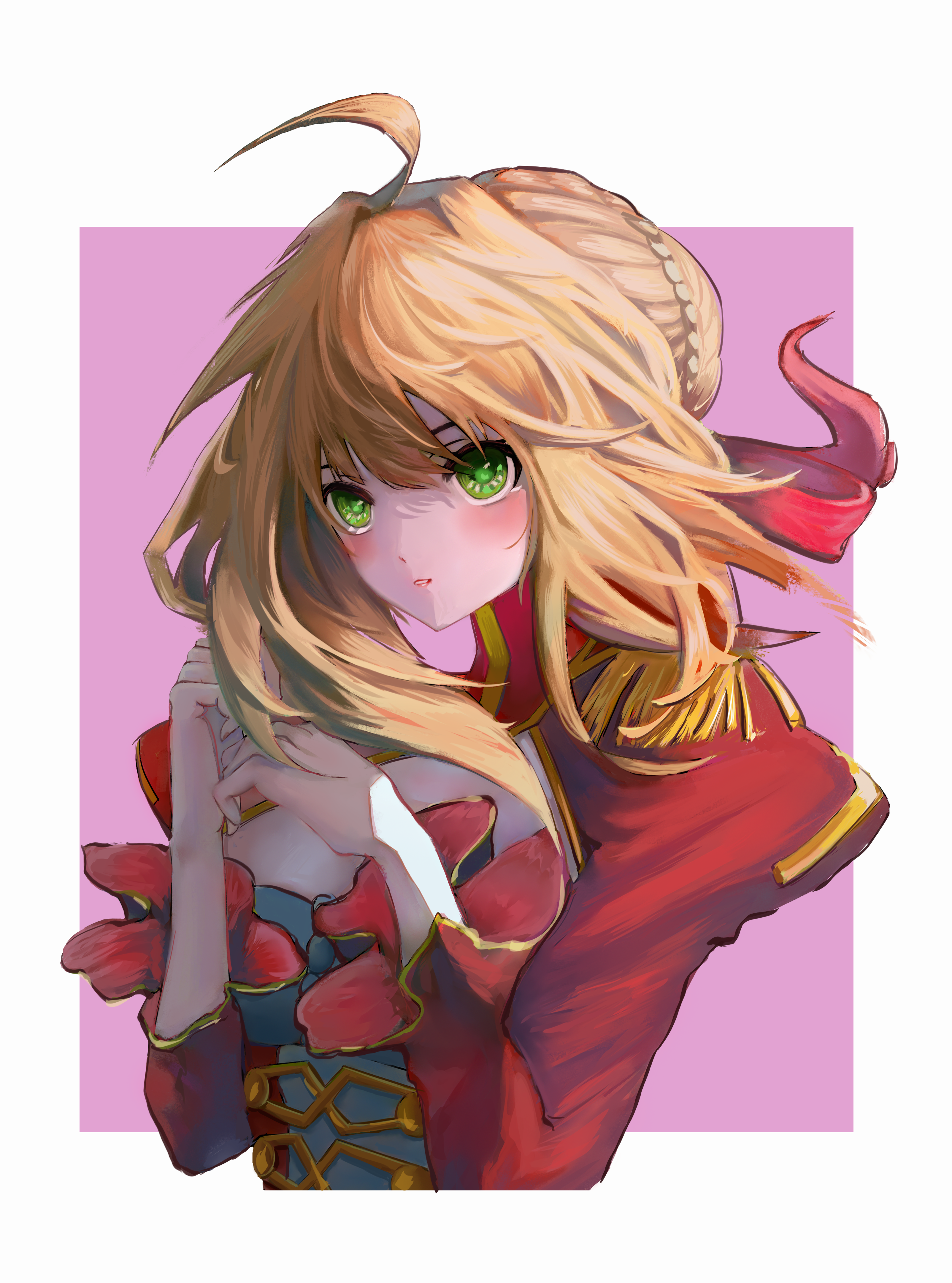 Anime Anime Girls Fate Series Fate Extra Fate Extra CCC Fate Grand Order Nero Claudius Long Hair Blo 3208x4324