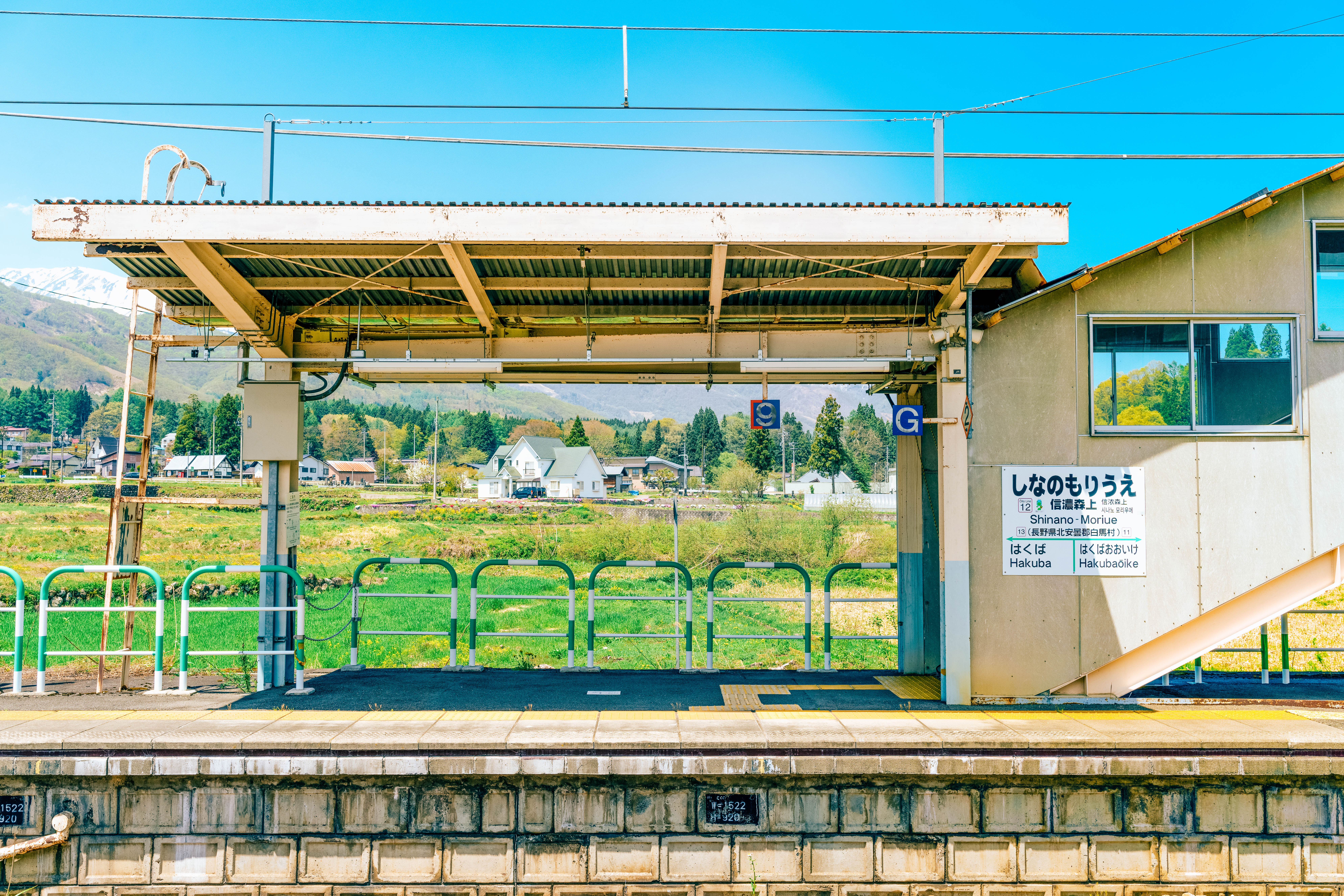 Japan Train Station Railway Nagano Prefecture Still Life 7952x5304